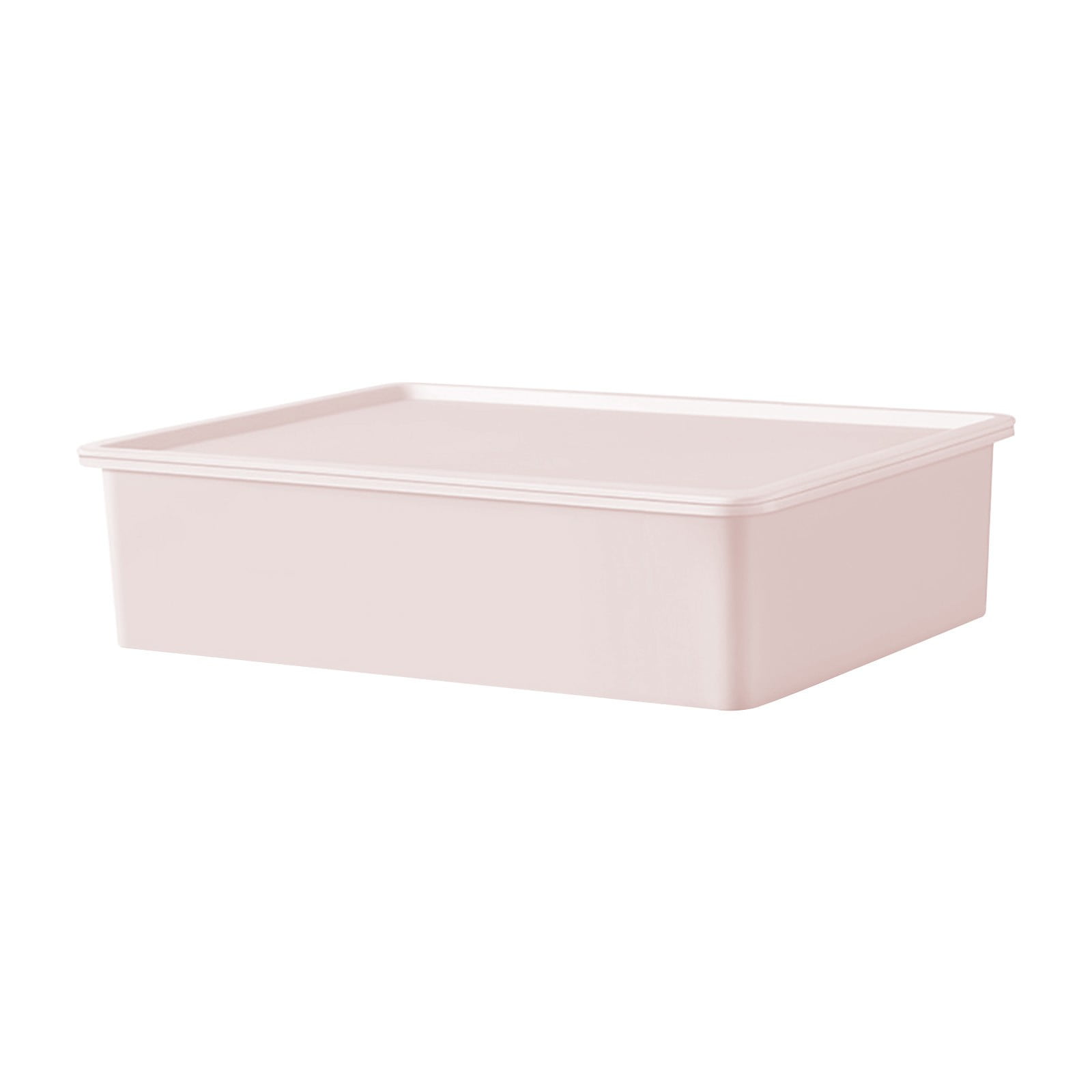 Sock Underwear Drawer Organzier Divider, 15 Compartments Removable Divided Plastic Storage Bin with Lid, Storage Organizer Sock Holders Organizers for Scarves Ties Belts(White) Pink - Image 2