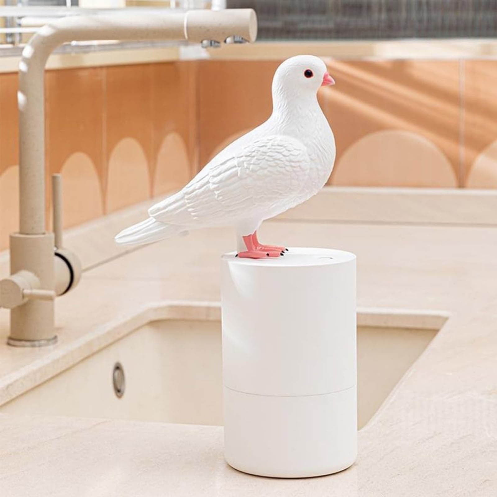 Pigeon Automatic Induction Foam Hand Washer, Foam Soap Dispenser, Soap Dispenser, Touchless Soap Dispenser, Automatic Soap Dispenser, for Kitchen Bathroom Gray - Image 3