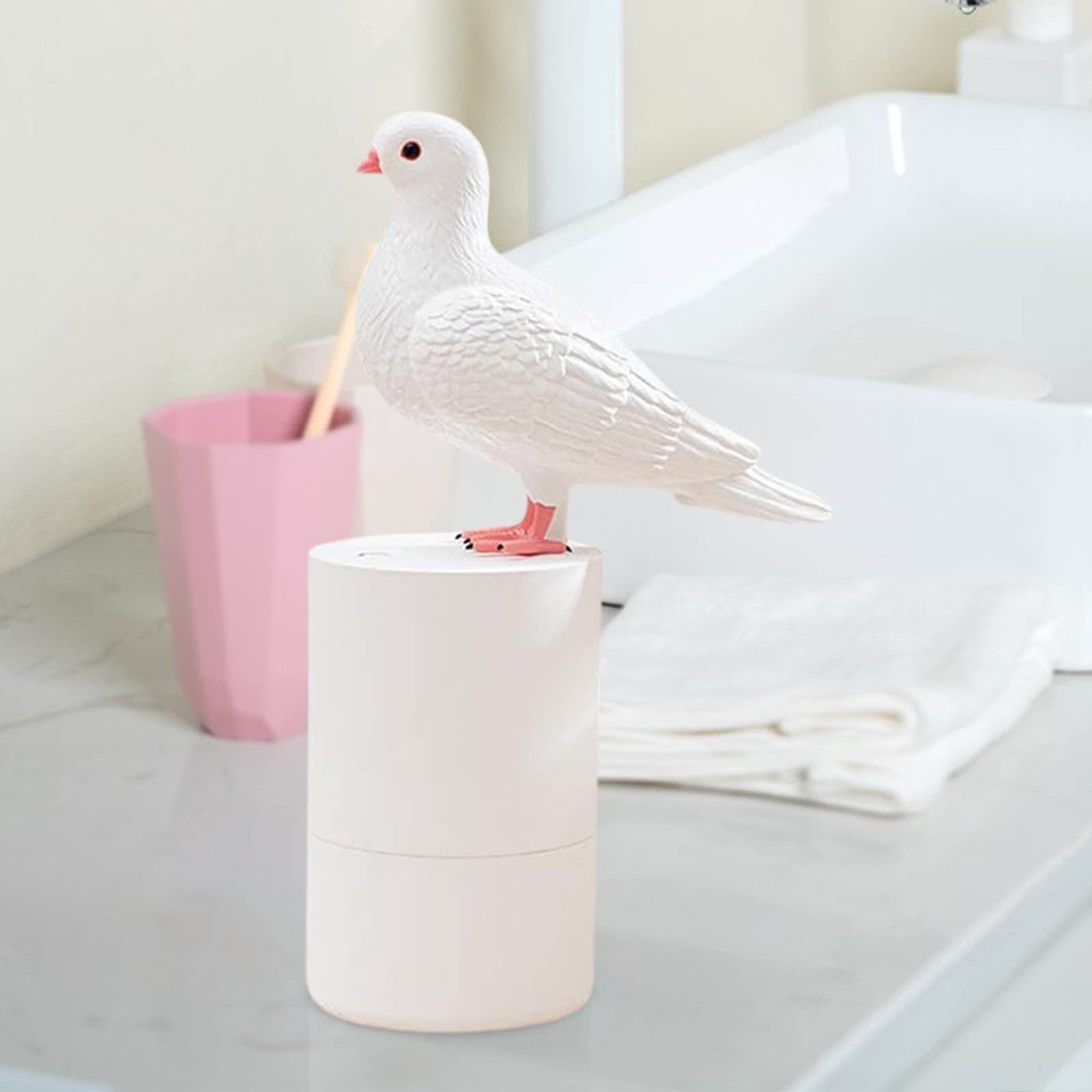 Pigeon Automatic Induction Foam Hand Washer, Foam Soap Dispenser, Soap Dispenser, Touchless Soap Dispenser, Automatic Soap Dispenser, for Kitchen Bathroom White - Image 6