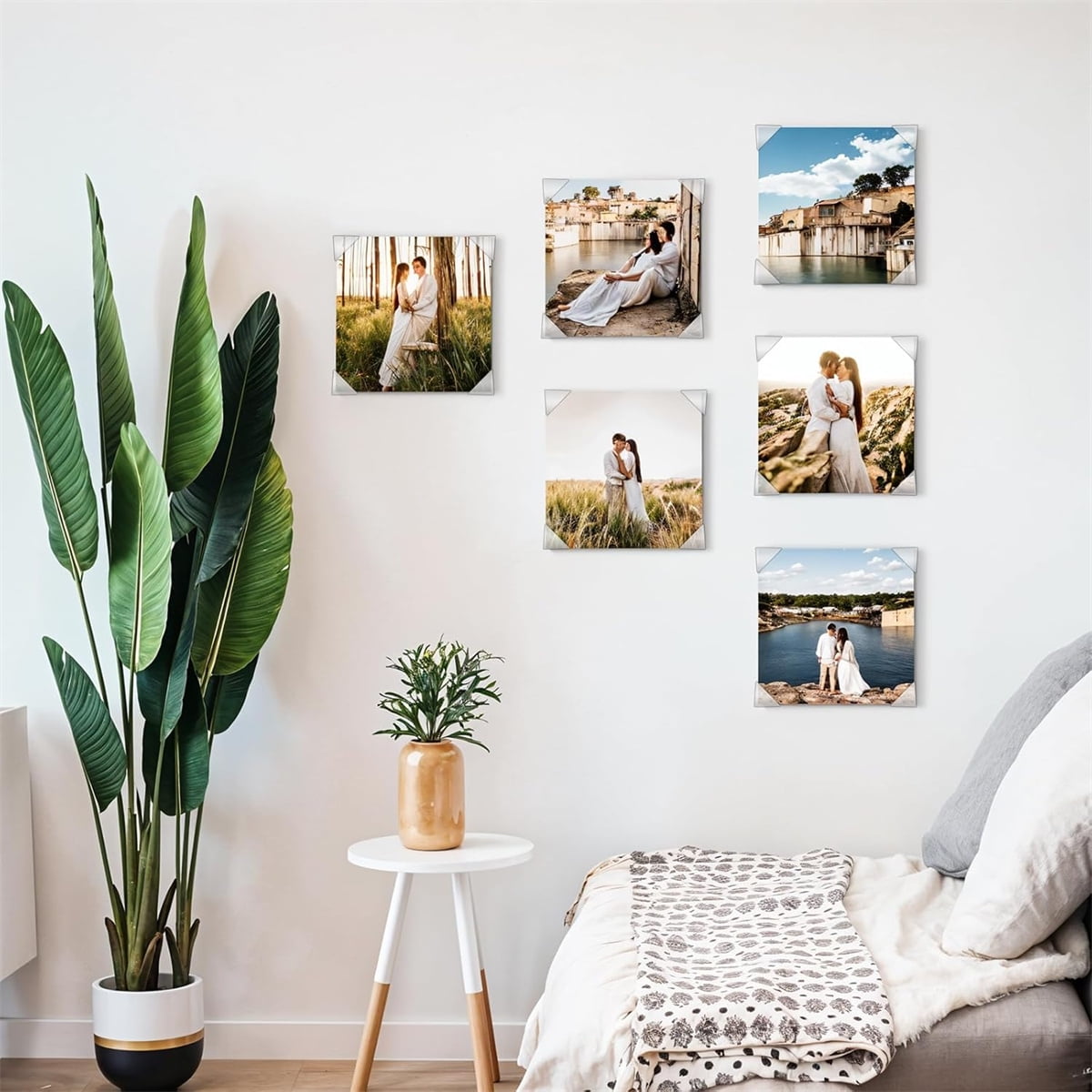 Tutuviw 408 Pcs Clear Photo Corners Stickers Self-Adhesive Photo Corners Lens Photo Corner Sticker for DIY Scrapbooking, Memory Books Journal and Picture Album (Clear, 4 Sheet) - Image 7