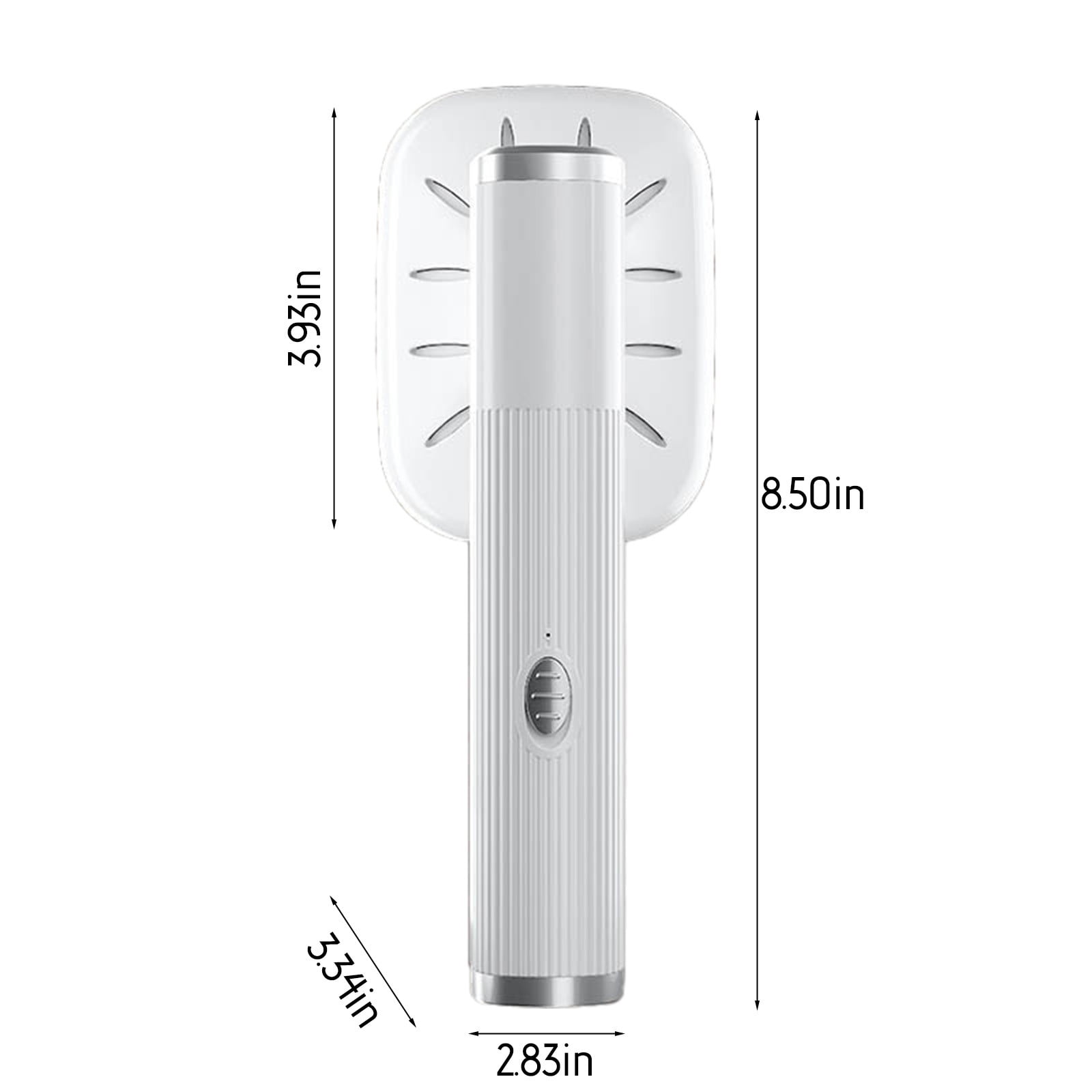 Travel Steamer for Clothes, Portable Iron, Steamer and Iron 2 In 1, Upgrade Portable Mini Ironing Machine, Rotatable Handheld Steam Iron, Foldable Travel Garment, for Home and Travel White - Image 3