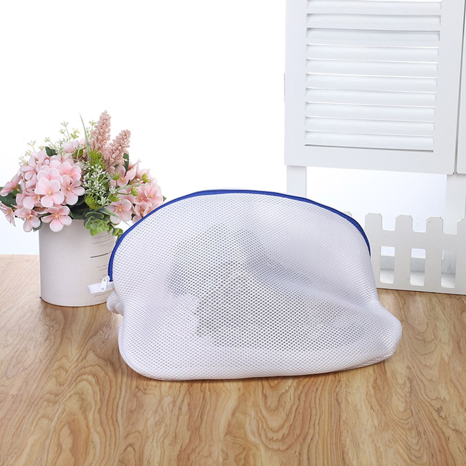 Shoe Wash Bag, Mesh Laundry Bag with Zipper, Portable Washable Shoe Storage Pouch Cleaning Laundry Bag for Sneakers Sock Toys Slipper L - Image 6
