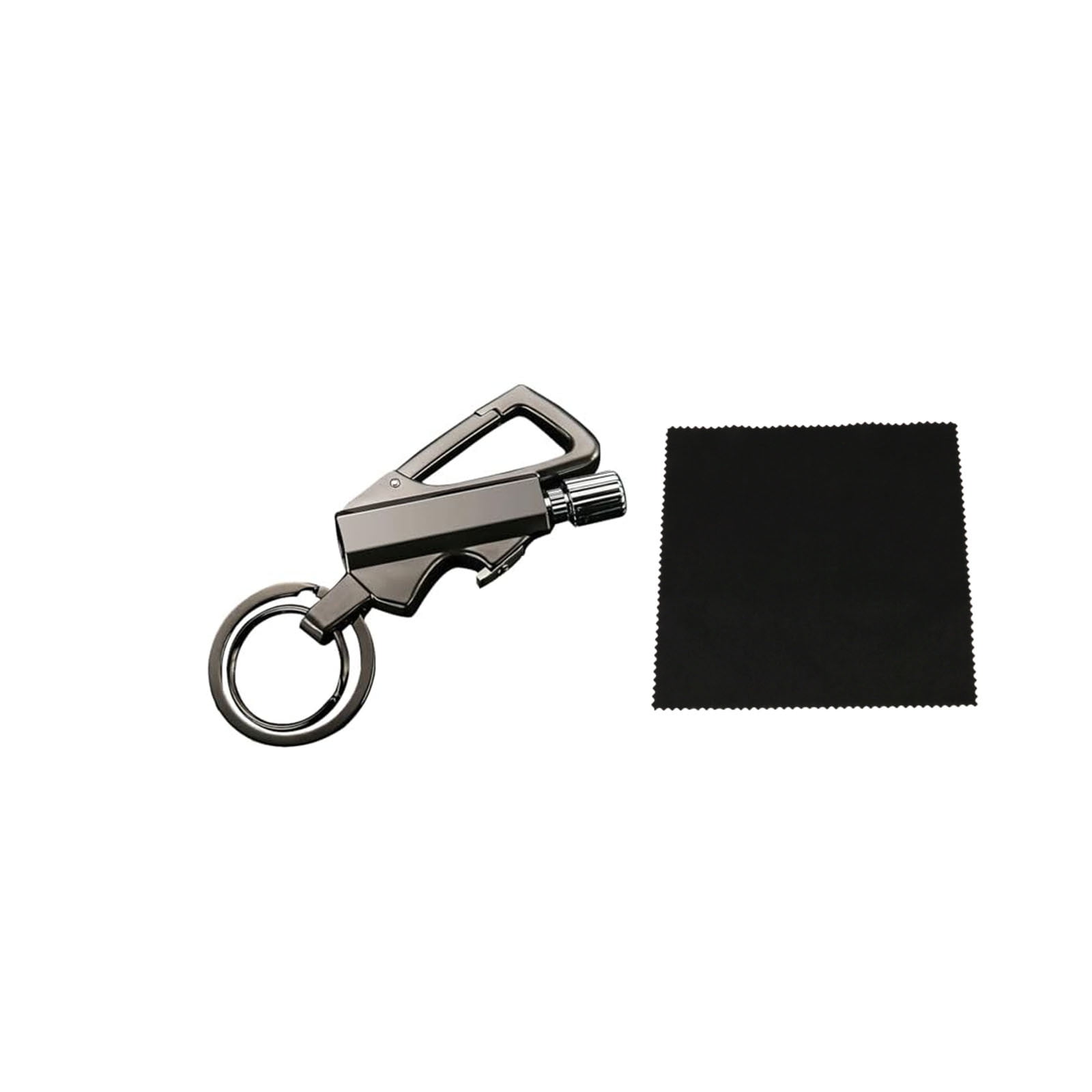 Permanent Match with Bottle Opener Metal Keychain Lighter, Reusable Waterproof Matchstick Fire Starter, for Camping Hunting, Multifunctional Match Outdoor Camping Match Lighter, Gift Ideas Silver - Image 2