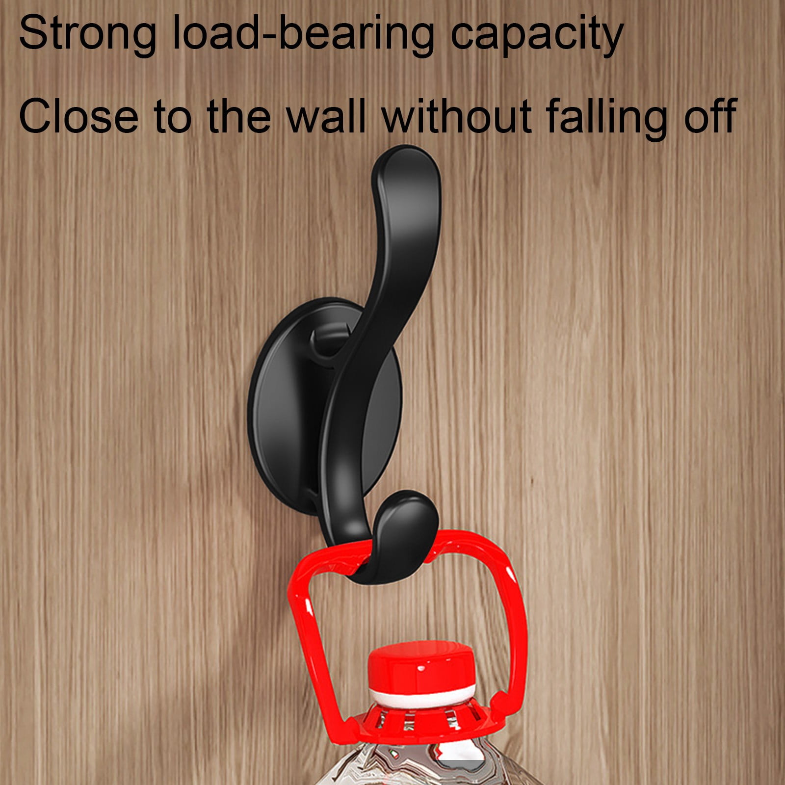 Wall Mounted Coat Hooks, 5 Pack Heavy Duty Hardware Robe Hooks, Decorative for Single Hanging Coats Towel Cubicle Classroom Kitchen Bath Backpack Hat Hook Black - Image 4