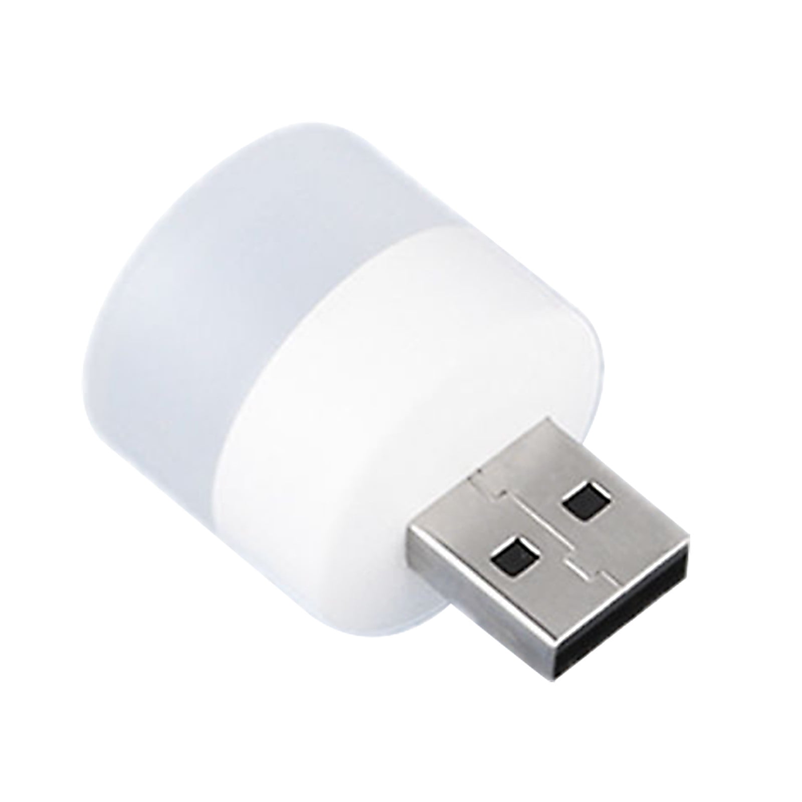 USB Night Light, LED Mini Light Bulb, Plug in Night Light, Small Bedside Night Lights, USB Light Bulb for Bedroom, Hallway, Kitchen, Car Tiny Light, Power Bank Power Outage Emergency Light Beige - Image 2