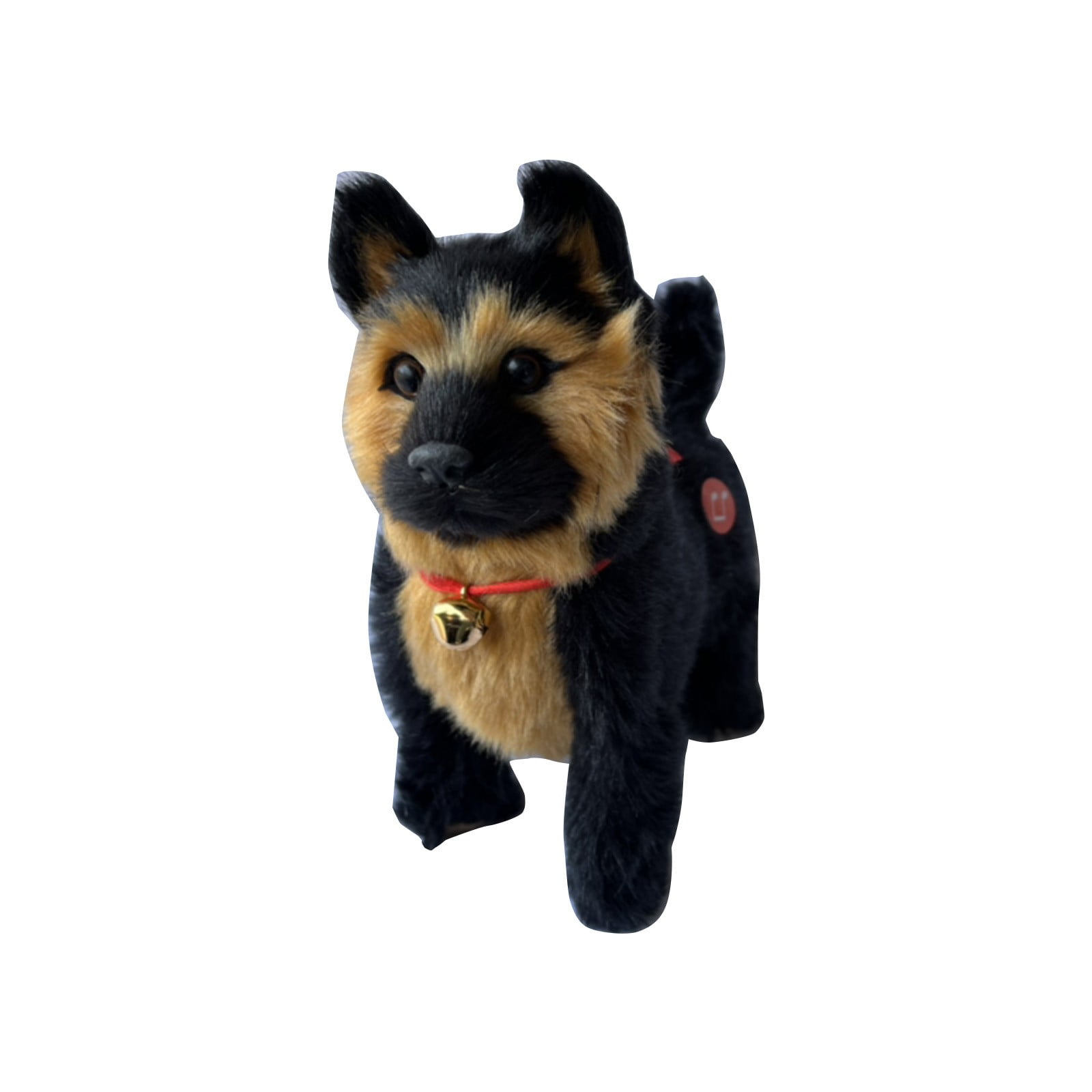 Simulation Dog Toy, Lifelike Stuffed Interactive Pet Toy, Stuffed Animals Electronic Puppy with Sound & Movable Limbs, for Birthday Party Holiday Gift Home Decor Black - Image 2