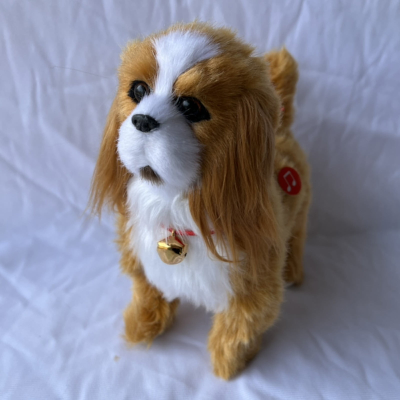 Simulation Dog Toy, Lifelike Stuffed Interactive Pet Toy, Stuffed Animals Electronic Puppy with Sound & Movable Limbs, for Birthday Party Holiday Gift Home Decor Brown - Image 3