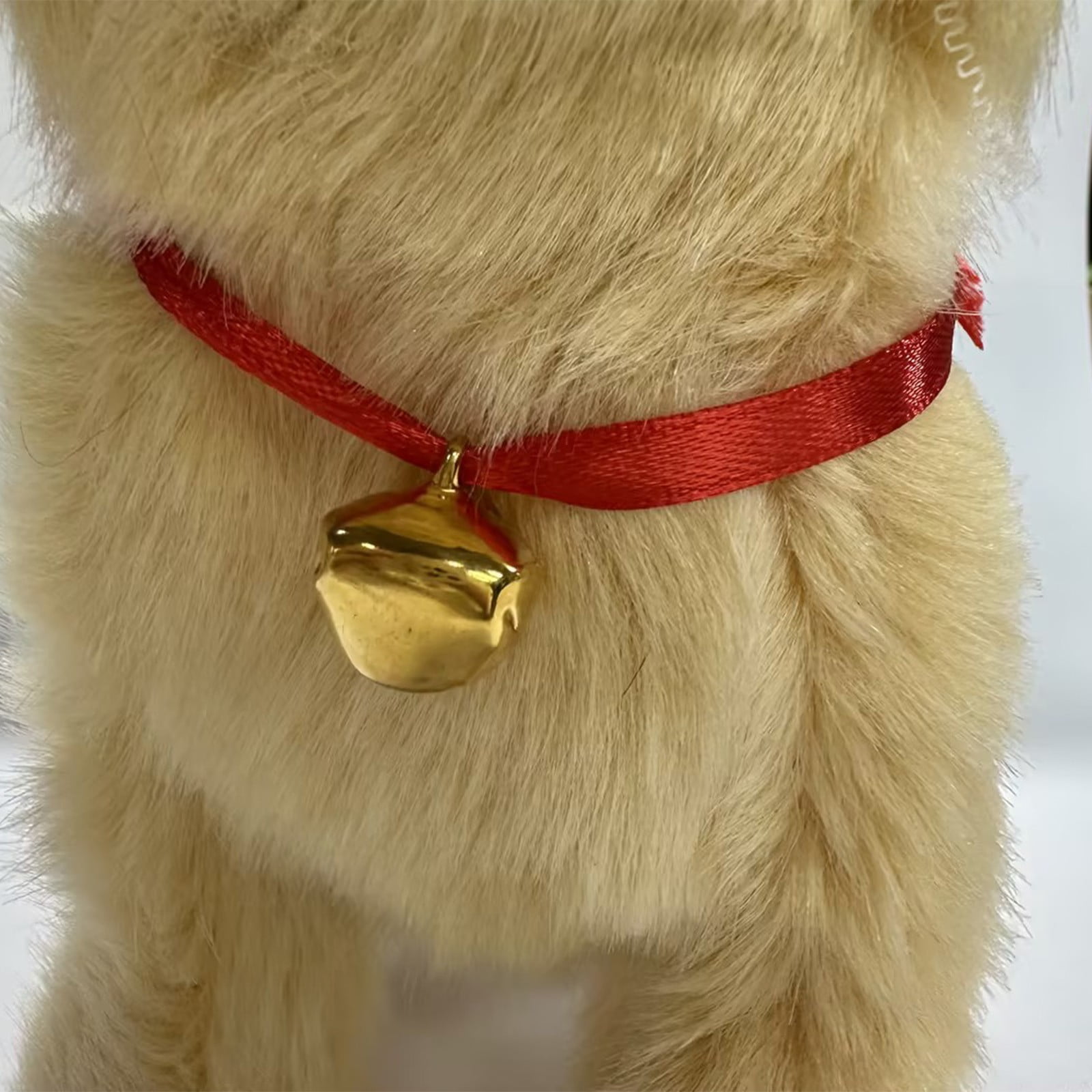 Simulation Dog Toy, Lifelike Stuffed Interactive Pet Toy, Stuffed Animals Electronic Puppy with Sound & Movable Limbs, for Birthday Party Holiday Gift Home Decor Glod - Image 6