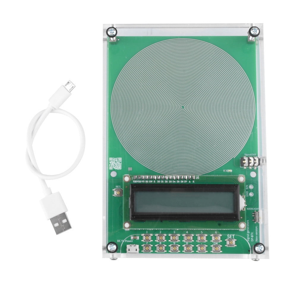 Schumann Wave Earth Electromagnetic Field Resonance Generator, 0.01Hz~300000Hz Adjustable Sine Wave Ultra-Low Frequency Pulse Generator, Sleep Aid, Meditation and Yoga Enhancer, No Shell Green - Image 1