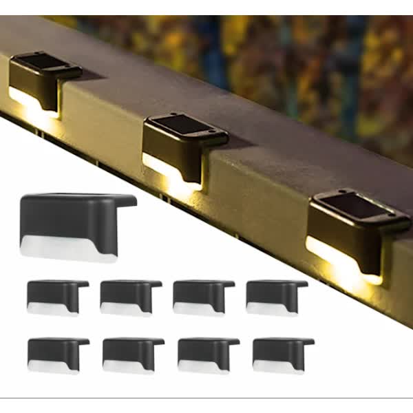Set of 4 outdoor solar lights, waterproof LED lights for outdoor use - Image 1