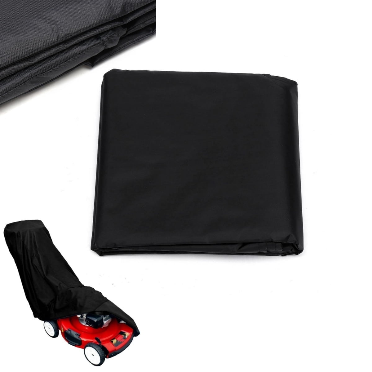 Waterproof Protective Cover,QZS Heavy Duty Push Lawn Mower Cover,75.2x19.7x39.4In,Universal Oxford Cover Fit with Drawstring,1Pack - Image 1