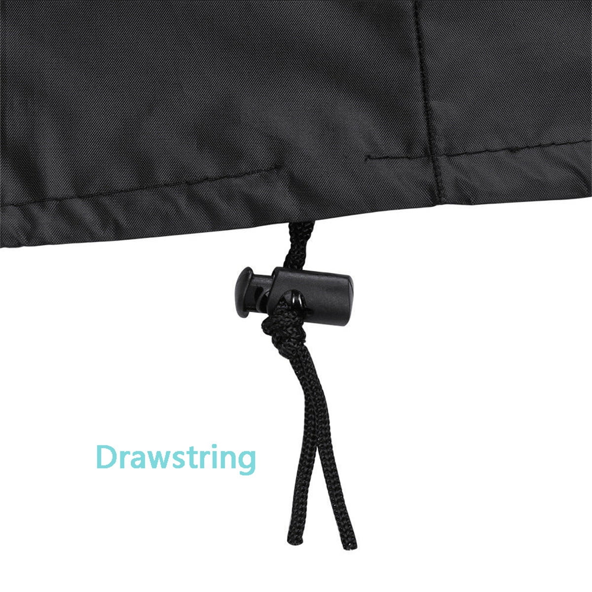 Waterproof Protective Cover,QZS Heavy Duty Push Lawn Mower Cover,75.2x19.7x39.4In,Universal Oxford Cover Fit with Drawstring,1Pack - Image 3