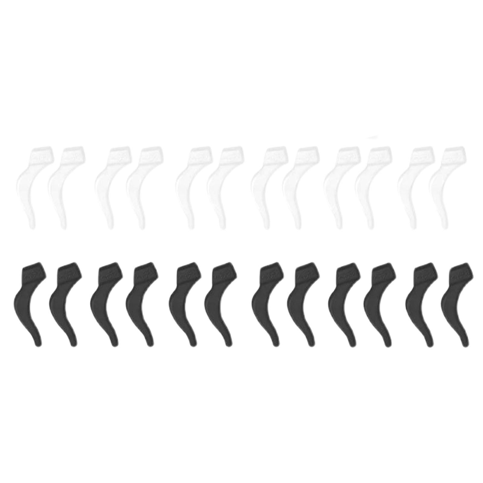 24Pcs Silicone Slip Ear Hook,Eyeglass Retainer,Anti Slip Ear Grips Hook,Comfortable and Durable Glasses Accessories for Sports,Reading,Outdoor Activities,and Daily Use A - Image 1