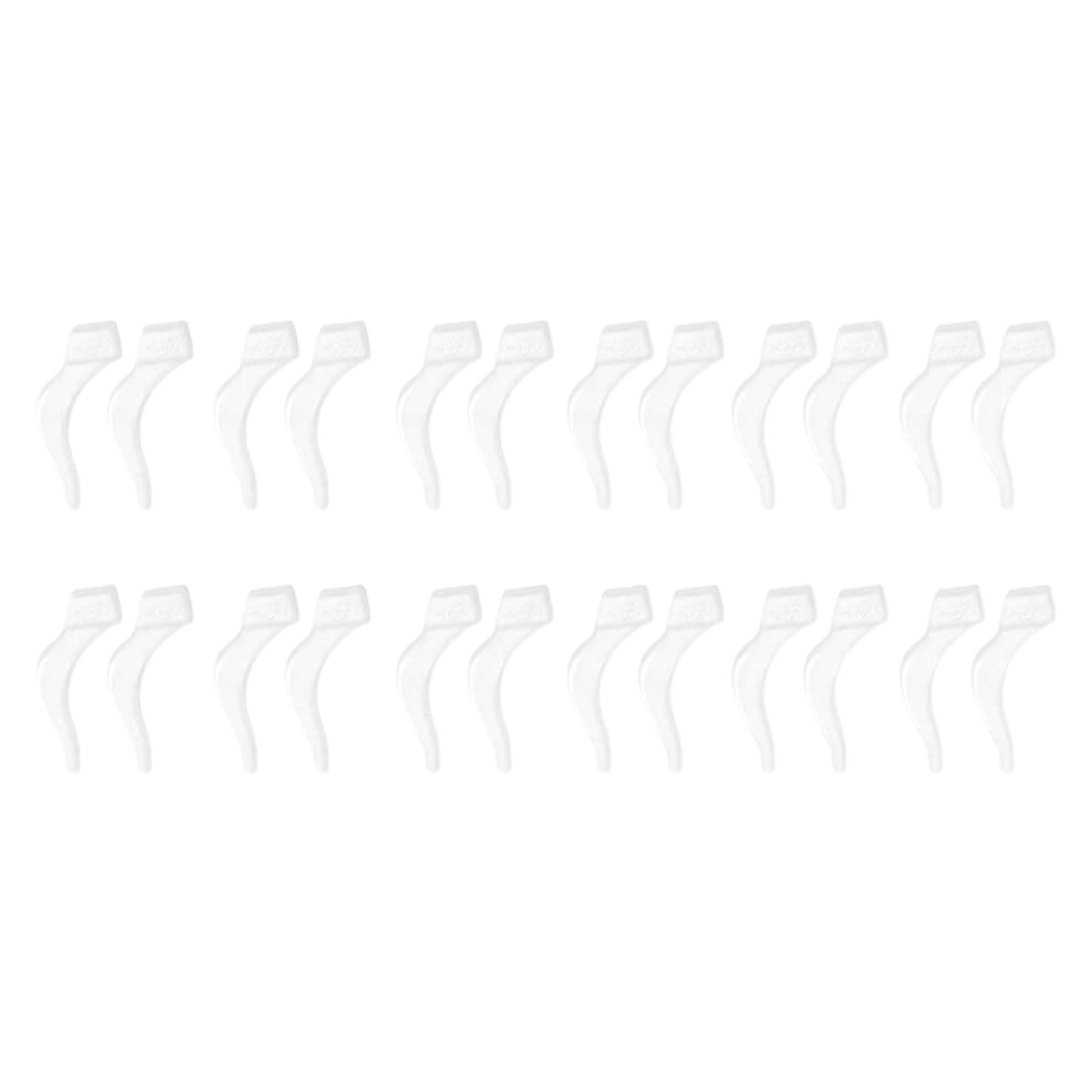 24Pcs Silicone Slip Ear Hook,Eyeglass Retainer,Anti Slip Ear Grips Hook,Comfortable and Durable Glasses Accessories for Sports,Reading,Outdoor Activities,and Daily Use,A I - Image 1