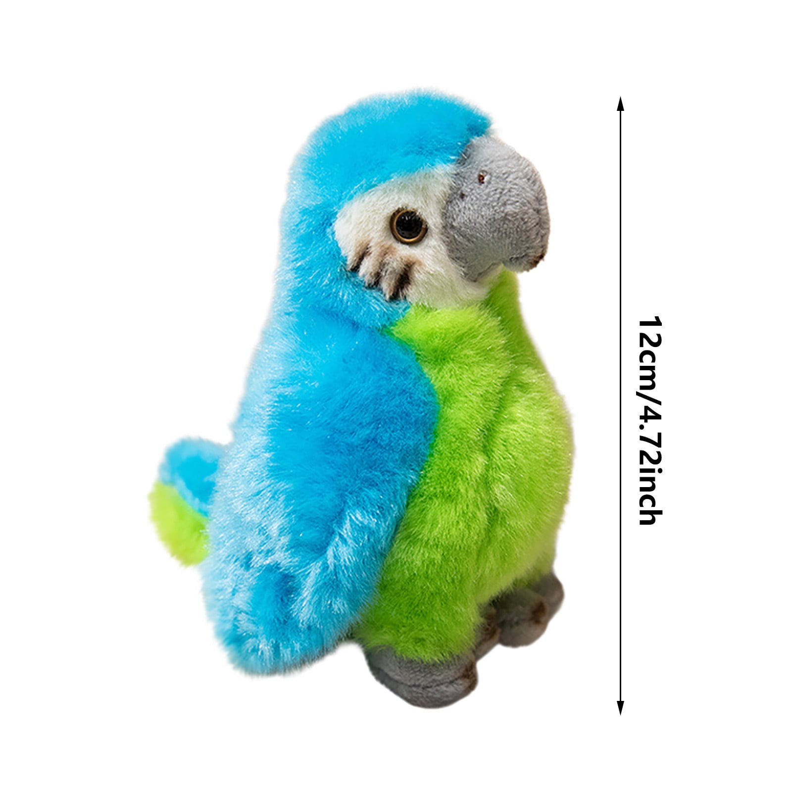 Shoulder Plush, Magnetic Plushs Toy Riding Stuffed Animals Toy, Cute Stuffed Doll with Magnet, Shoulder Parrot Plush Toy Home Decoration for Birthday Party Holiday Christmas Gift L - Image 3