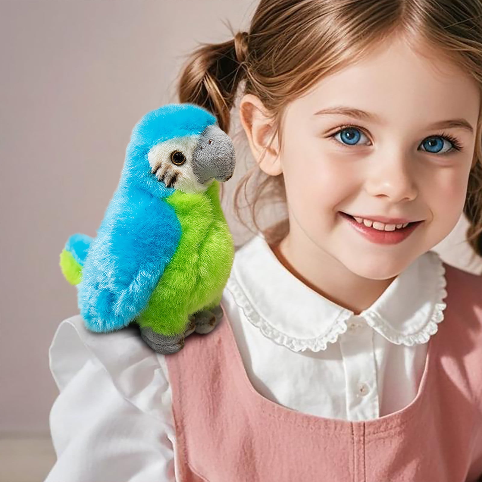 Shoulder Plush, Magnetic Plushs Toy Riding Stuffed Animals Toy, Cute Stuffed Doll with Magnet, Shoulder Parrot Plush Toy Home Decoration for Birthday Party Holiday Christmas Gift L - Image 5