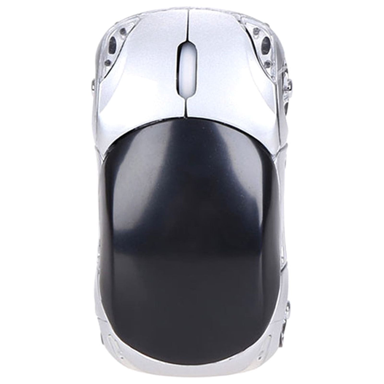 2.4G Wireless Mouse, Cute Car Mouse, 2.4G Wireless (10m Range) and USB Plug and Play, 1200DPI Optical Tracking, for PC Computer Laptop Tablet, with LED Light Blue - Image 2