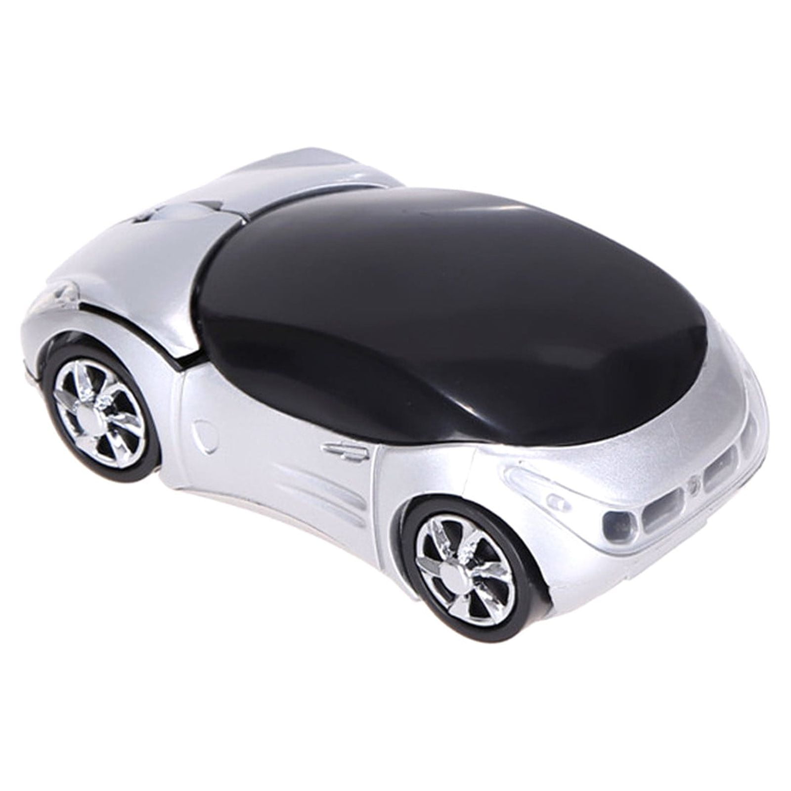 2.4G Wireless Mouse, Cute Car Mouse, 2.4G Wireless (10m Range) and USB Plug and Play, 1200DPI Optical Tracking, for PC Computer Laptop Tablet, with LED Light Pink - Image 5
