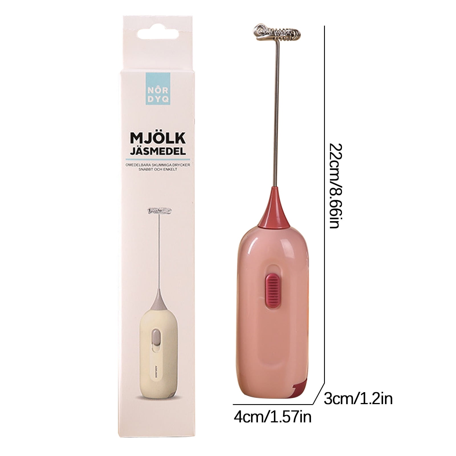 Handheld Stirrer, Electrical Stainless Steel Battery Operated Coffee Stirrer, Milk Frother Coffee Egg Mixers for Crafts Tumbler, DIY Making D - Image 3