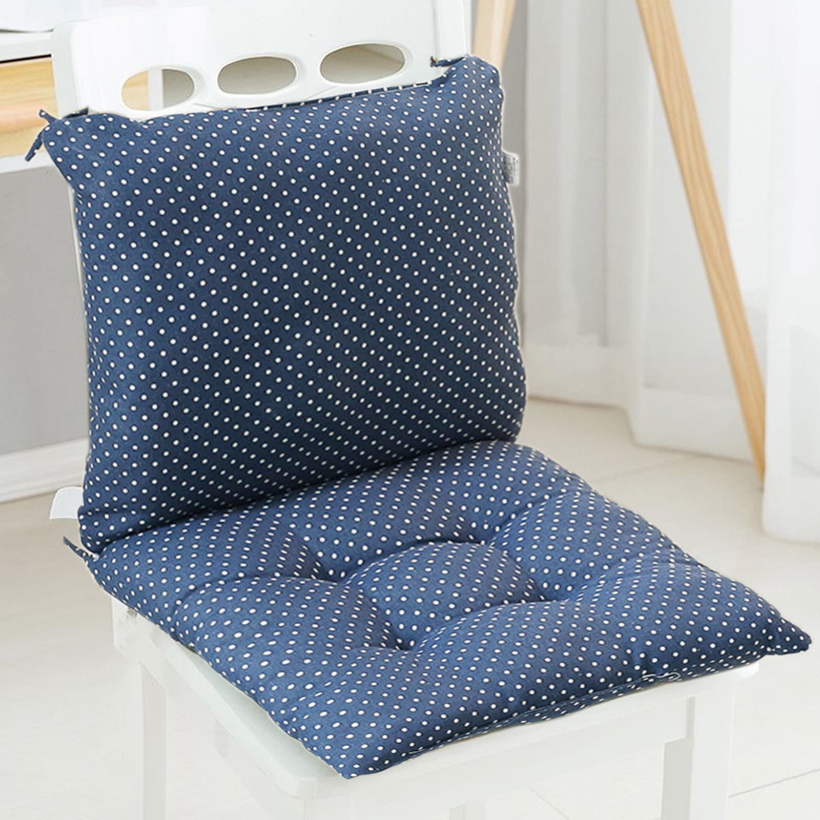High Back Chair Cushions with Ties, 15.7