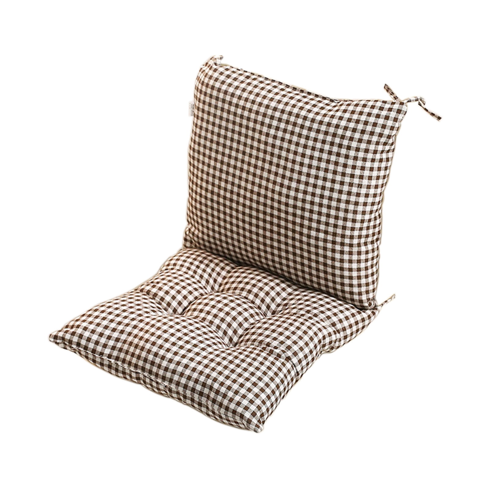 High Back Chair Cushions with Ties, 15.7