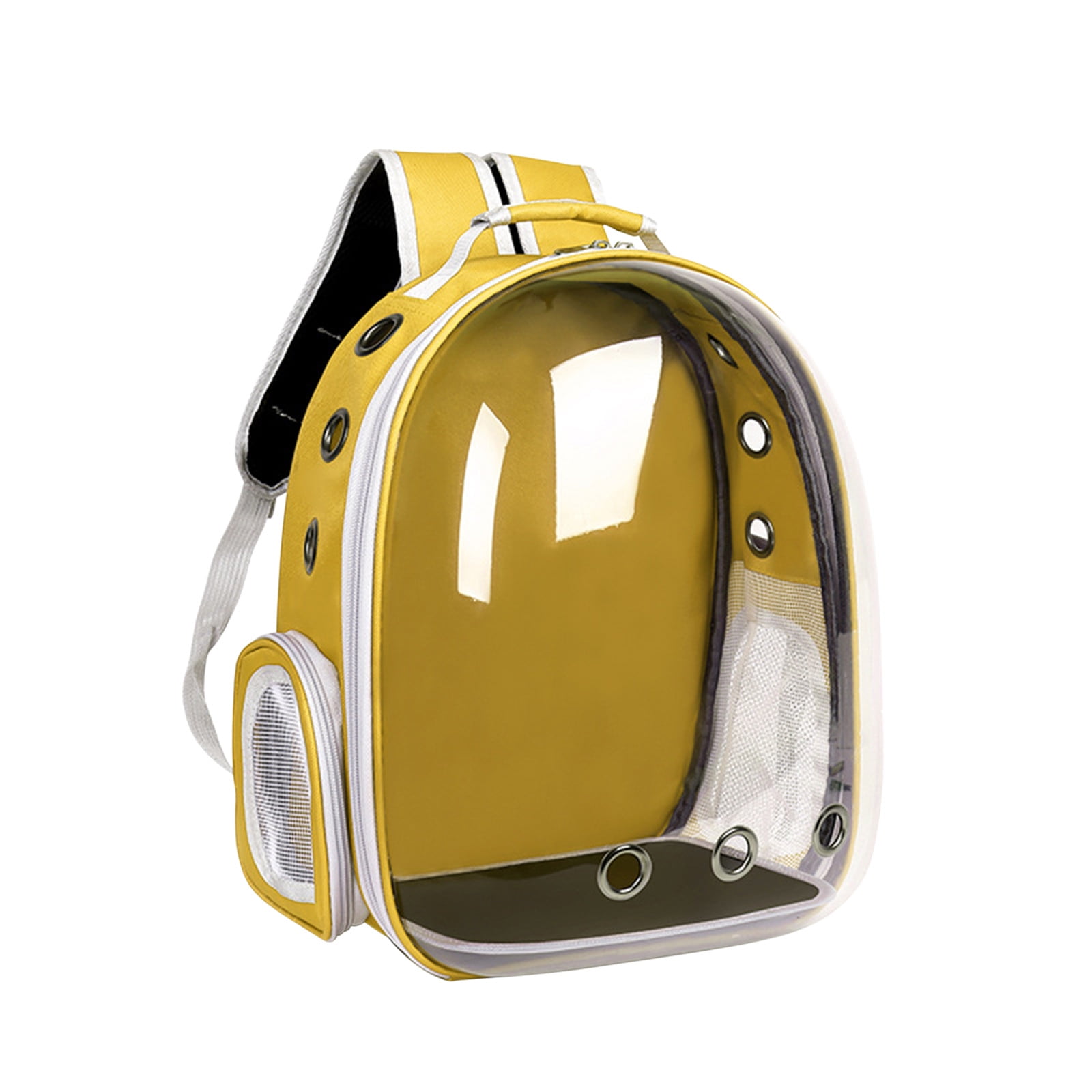 Pet Backpack Carrier, Transparent Space Capsule Pet Backpack Bag with Straps, Breathable Pet Carrier for Traveling Walking Hiking Outdoor Activities A - Image 1