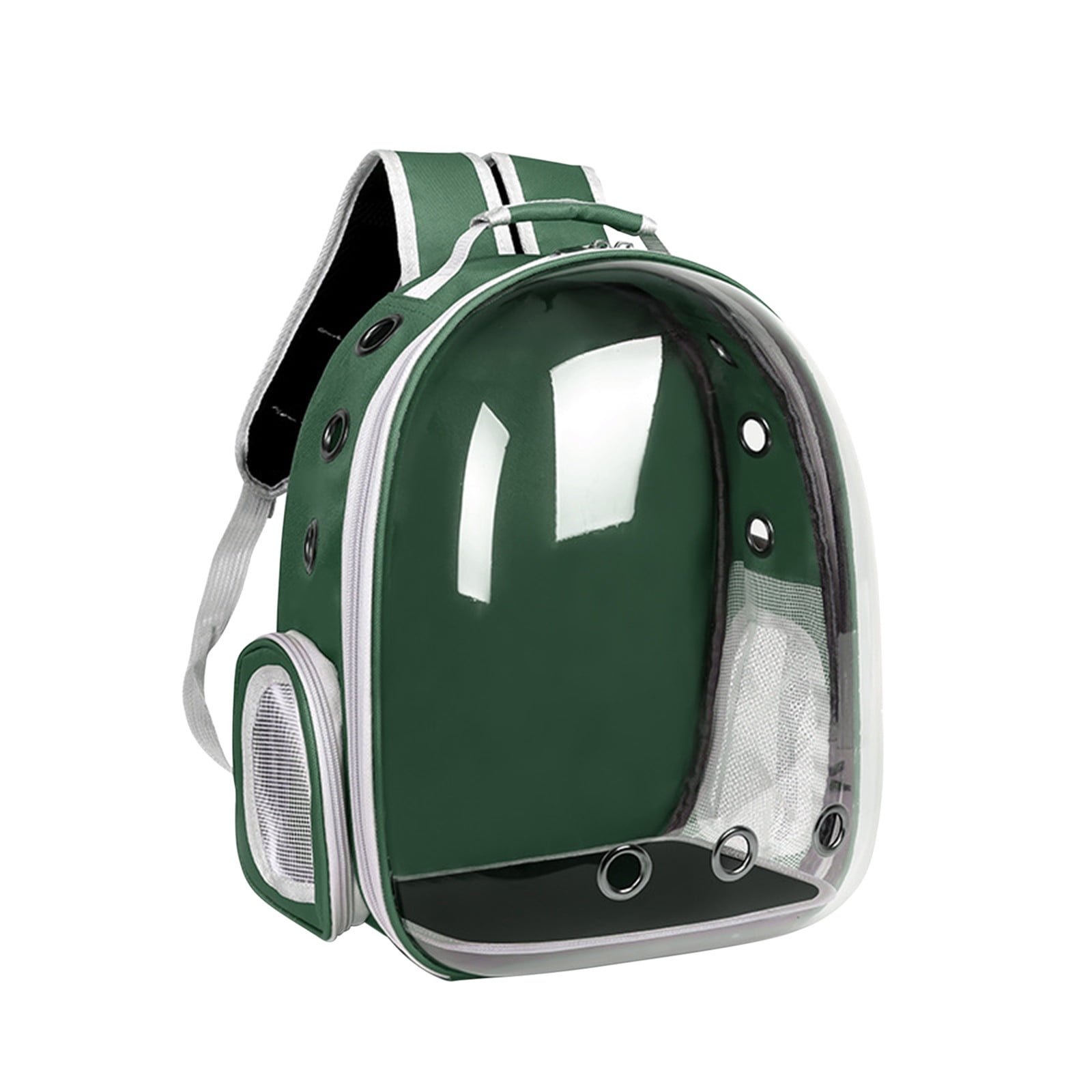 Pet Backpack Carrier, Transparent Space Capsule Pet Backpack Bag with Straps, Breathable Pet Carrier for Traveling Walking Hiking Outdoor Activities C - Image 1