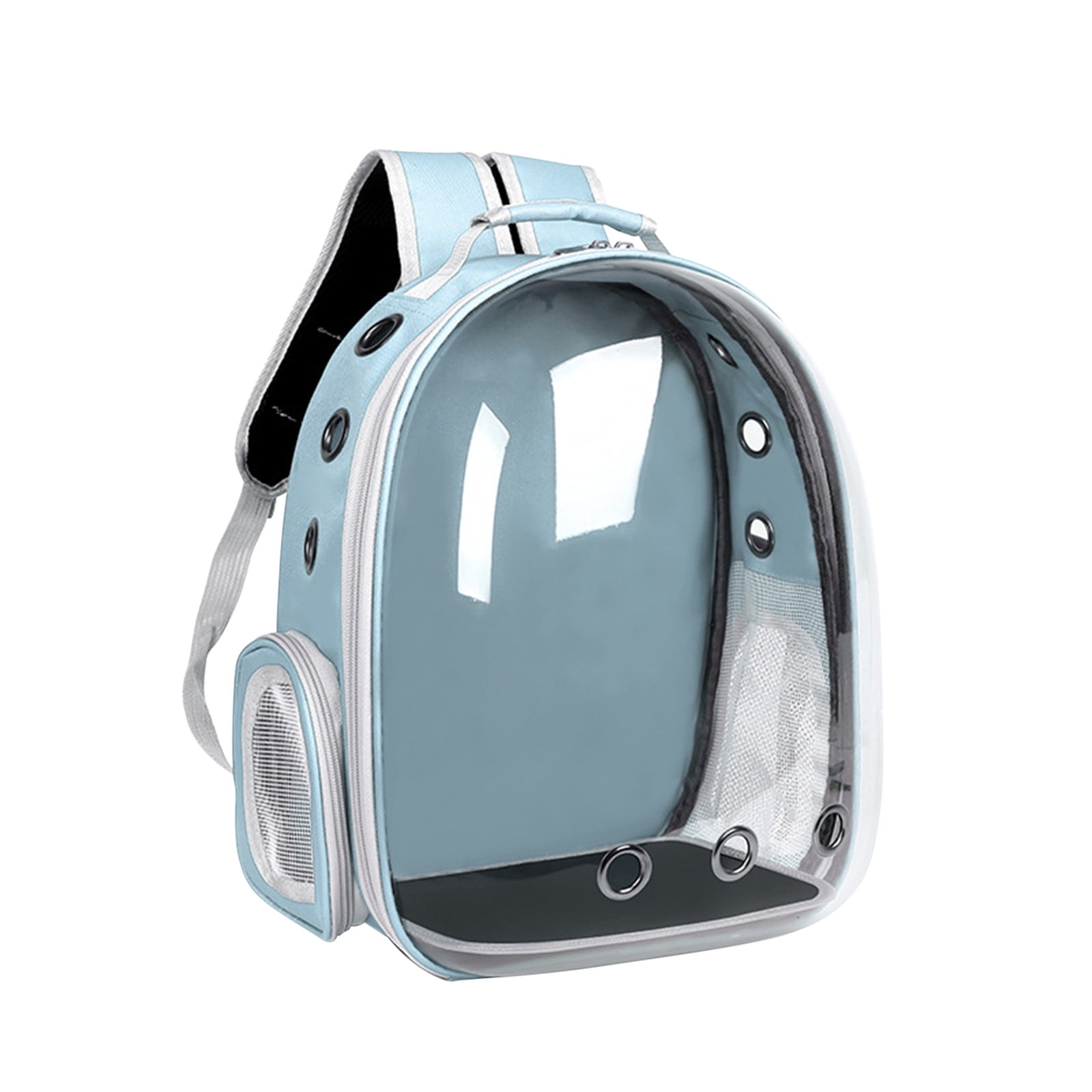 Pet Backpack Carrier, Transparent Space Capsule Pet Backpack Bag with Straps, Breathable Pet Carrier for Traveling Walking Hiking Outdoor Activities F - Image 1