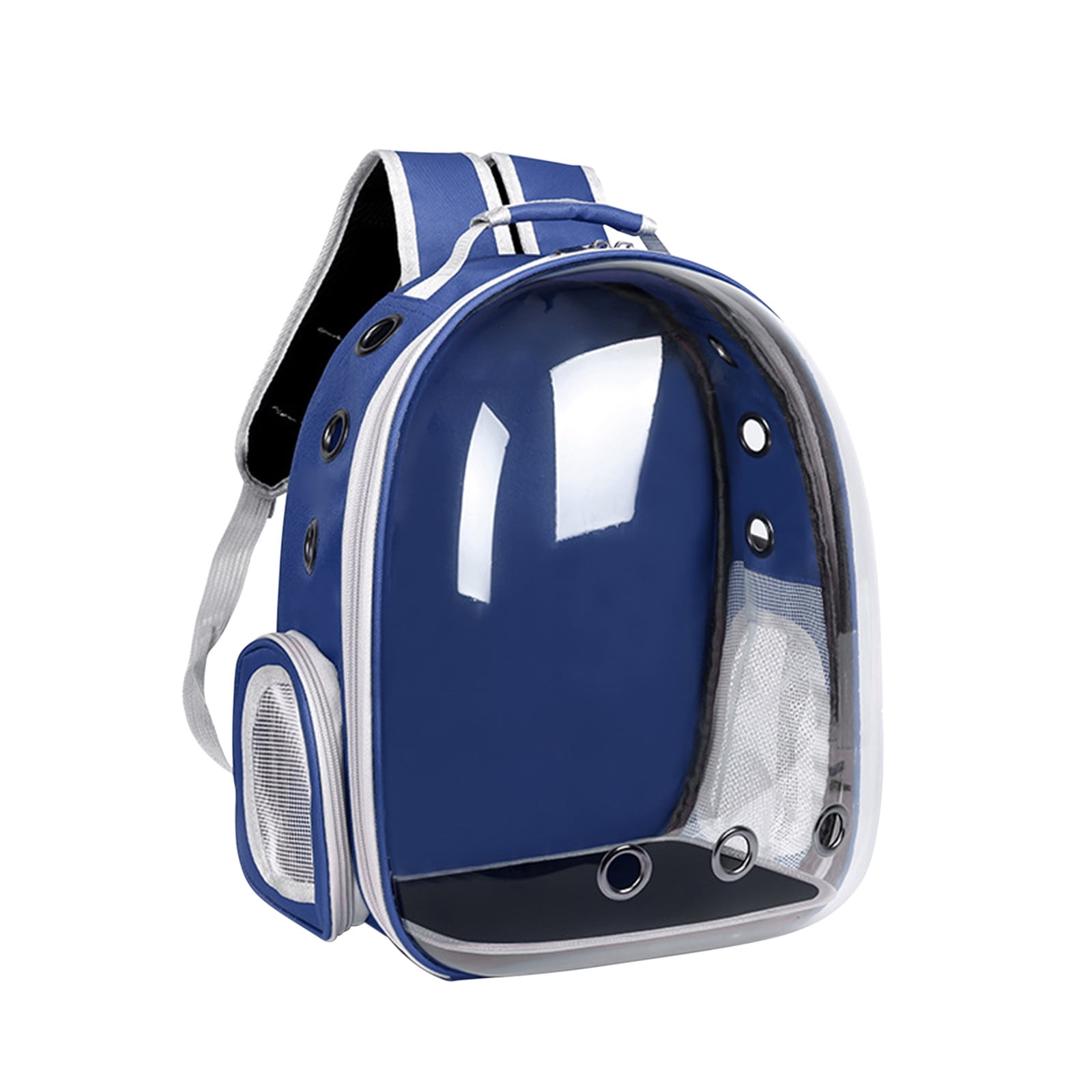 Pet Backpack Carrier, Transparent Space Capsule Pet Backpack Bag with Straps, Breathable Pet Carrier for Traveling Walking Hiking Outdoor Activities H - Image 2