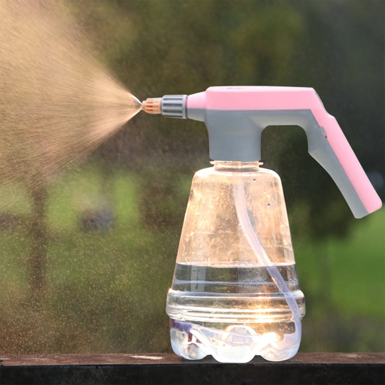 Foam Sprayer, High Pressure Sprayer Pump Spray Bottle Car Cleaning Sprayer for Car Washing, Window Cleaning, Courtyard Sweeping, Flower Watering, Home Electric Pressurized Nozzle Blue - Image 6