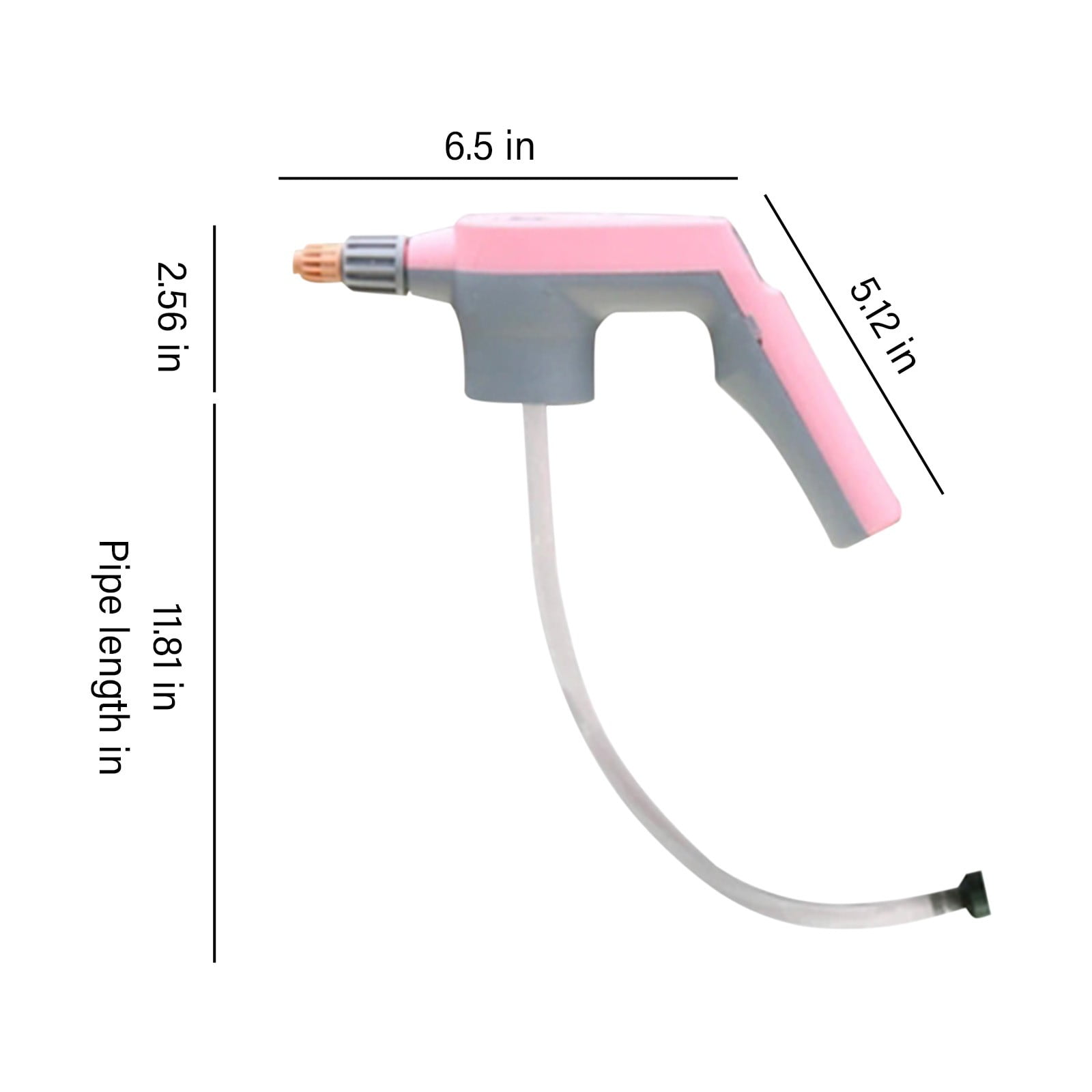 Foam Sprayer, High Pressure Sprayer Pump Spray Bottle Car Cleaning Sprayer for Car Washing, Window Cleaning, Courtyard Sweeping, Flower Watering, Home Electric Pressurized Nozzle Pink - Image 3