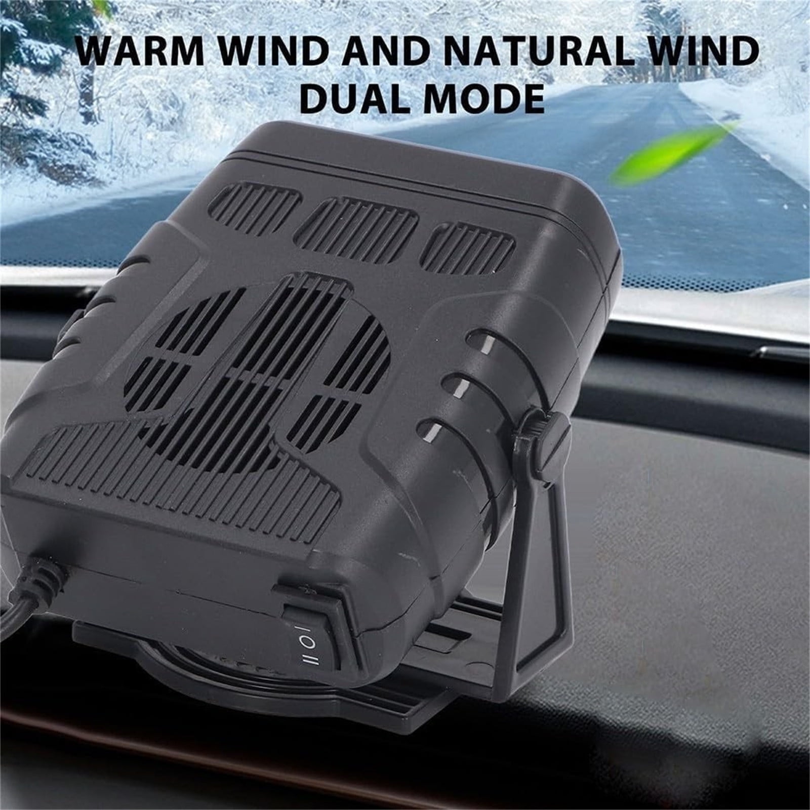 Solar Powered Heater, Winter Chicken Coop Heater, Solar Greenhouse Heater with Overheat Protection, for Drying Heating Warm Wind Gear As shown - Image 6