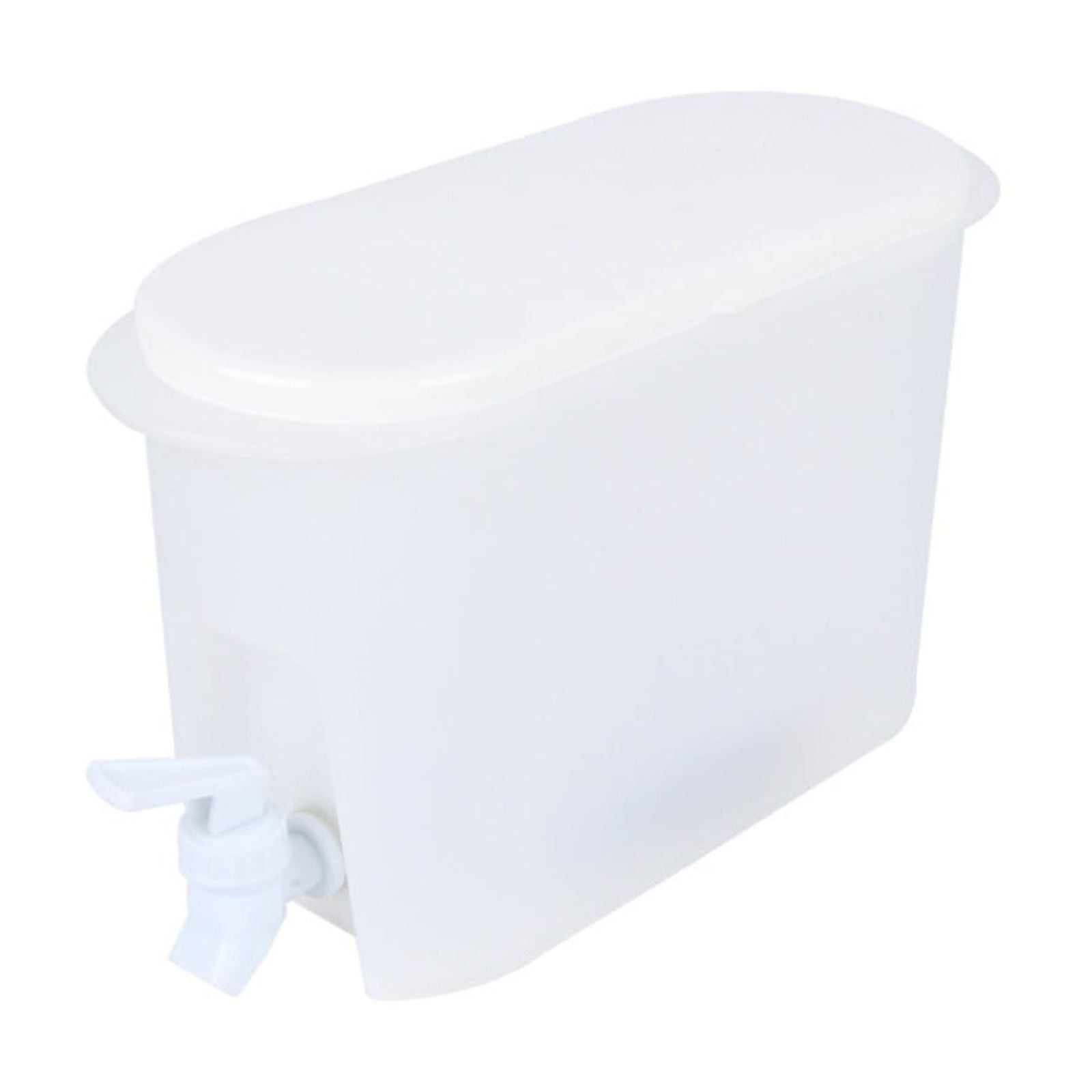 Beverage Drink Dispenser for Fridge, Plastic Beverage Dispenser with Spigot, Juice Container Sealed, Cold Hot Drink Jug for Christmas Party Supplies, Outdoor Camping Tools Clear - Image 2