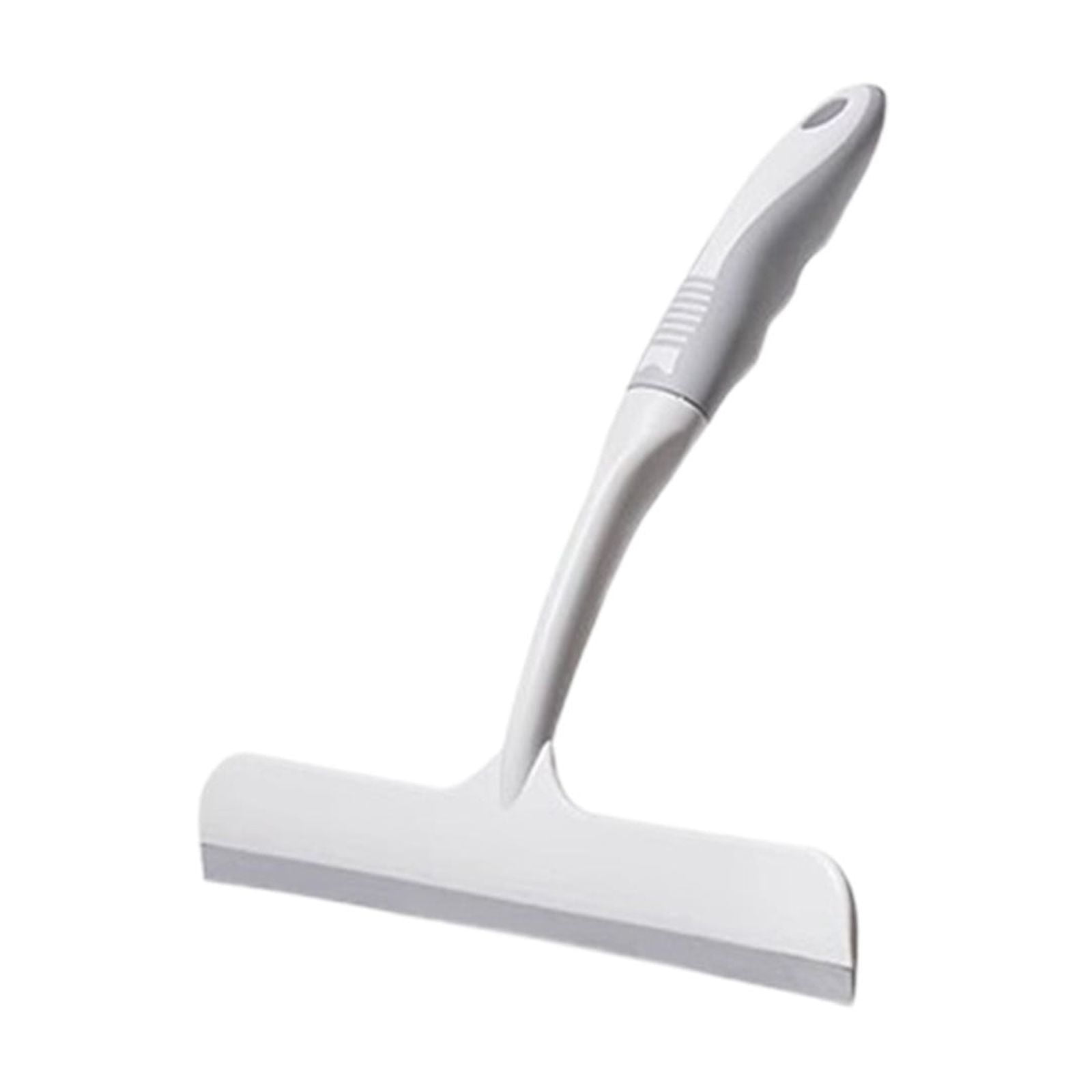 Shower Glass Squeegee, Window Glass Squeegee Shower Mirror Wiper, Door Wipe Blade, Multipurpose Cleaning Accessory, for Window, Windshield, Aquarium, Wall, Floor, Bathroom, Tile, Kitchen White,L - Image 2