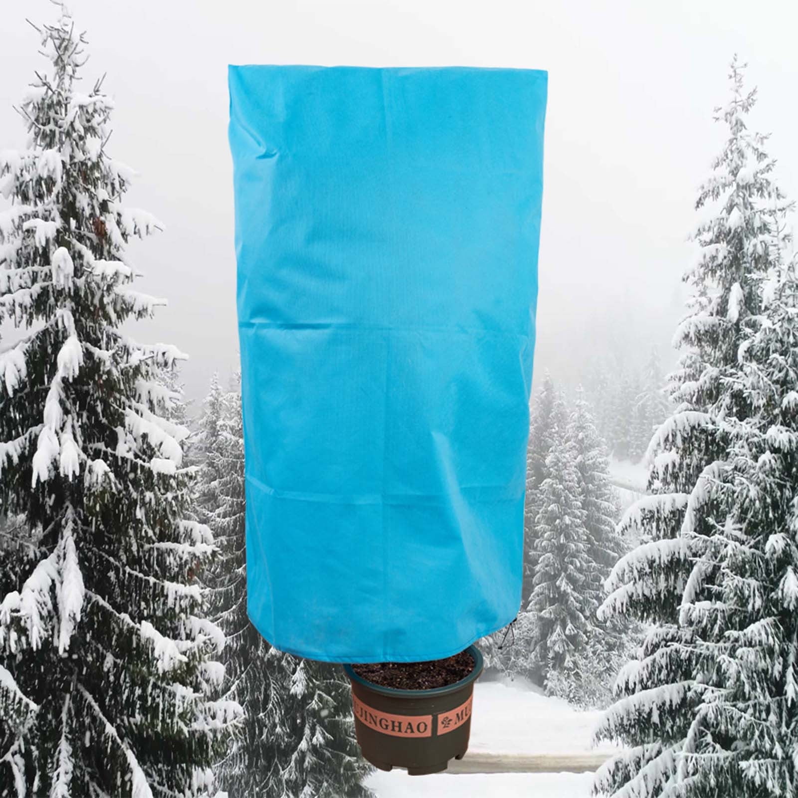 Plants Covers Freeze Protection, Frost Blankets with Drawstring, Winter Plants Protection Covers for Outdoor Plants Potted Shrubs XL - Image 3