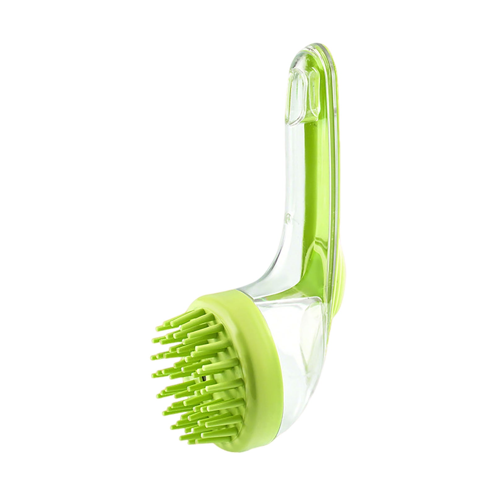 Dog Bath Brush, Cat Grooming Scrubber with Soap Dispenser, Gentle Massage Cleaning Tool, for Puppies Kittens Pets, Home Bathing, Swimming Pool, Beach, Travel and Professional Groomers Green,Coarse Brush - Image 2