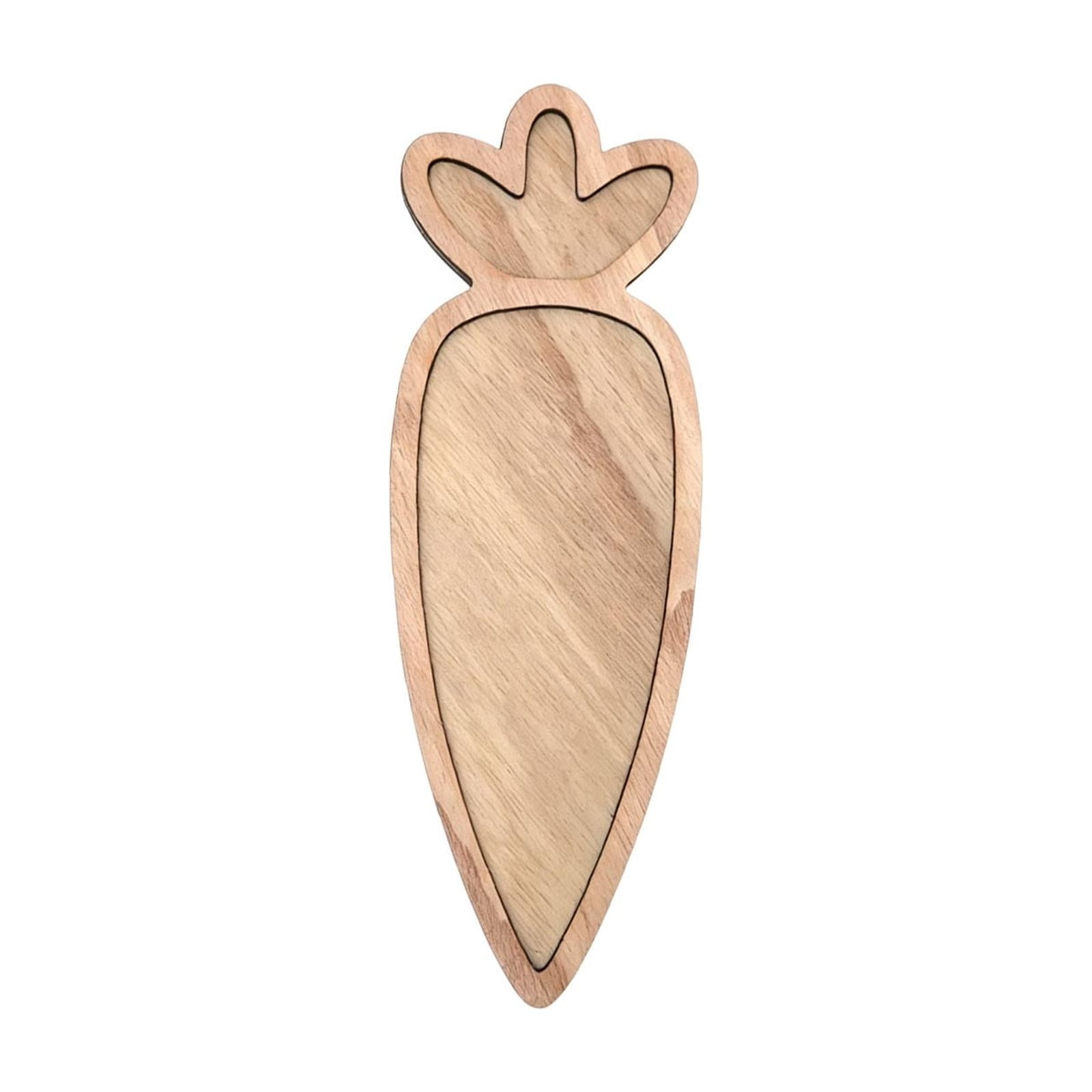 Easter Charcuterie Board, Easter Egg Bunny Wooden Serving Tray, Rabbit Cheese Appetizer Board, Snack Serving Platter, for Home Spring Party Food Holiday Salad Dish, Fruit Plate Supplies KhakiA - Image 2