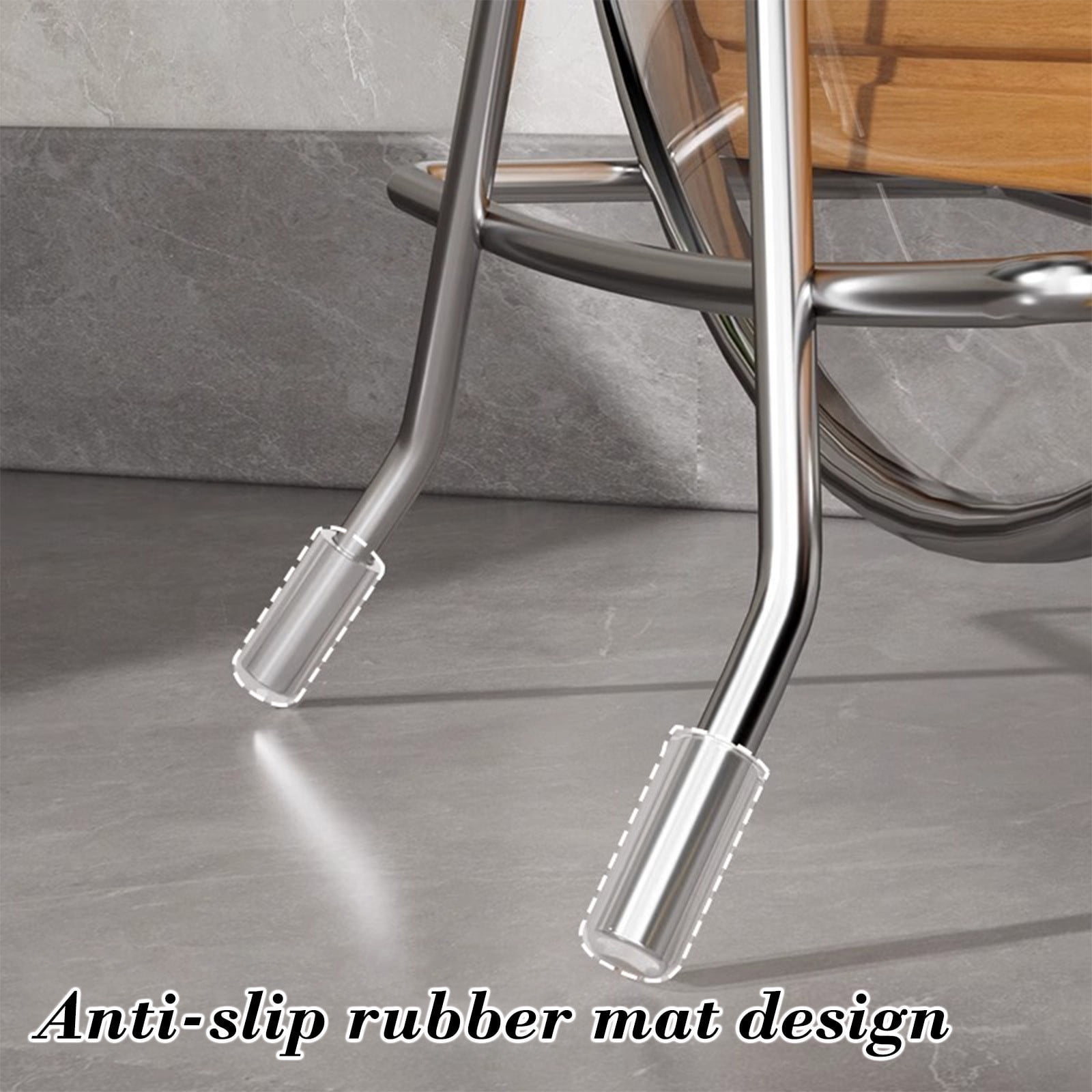 Stainless Steel Cutting Board Rack, Chopping Board Stand Holder, Kitchen Countertop Pots Pan Lids Stand, Drying Rack Organizer, Kitchen Storage Rack, Countertop and Cabinet Coolings Rack Silver - Image 6