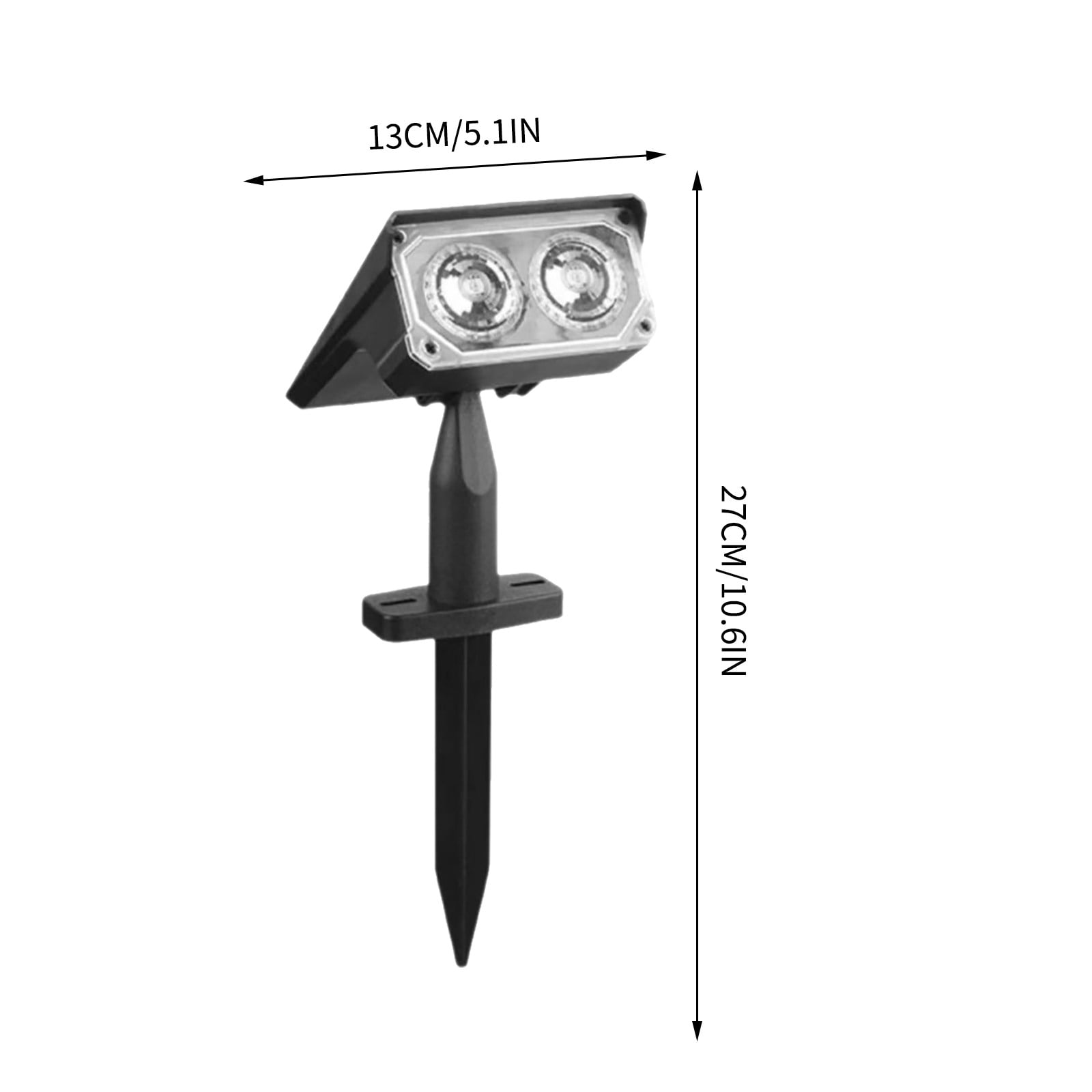 Solar Spot Lights Outdoor for Flag, Tree, Sign, Mailbox, Solar Lights Outdoor Waterproof, Bright Landscape Spotlights, Dusk to Dawn Lighting, for Yard Patio Garden Pathway A - Image 3