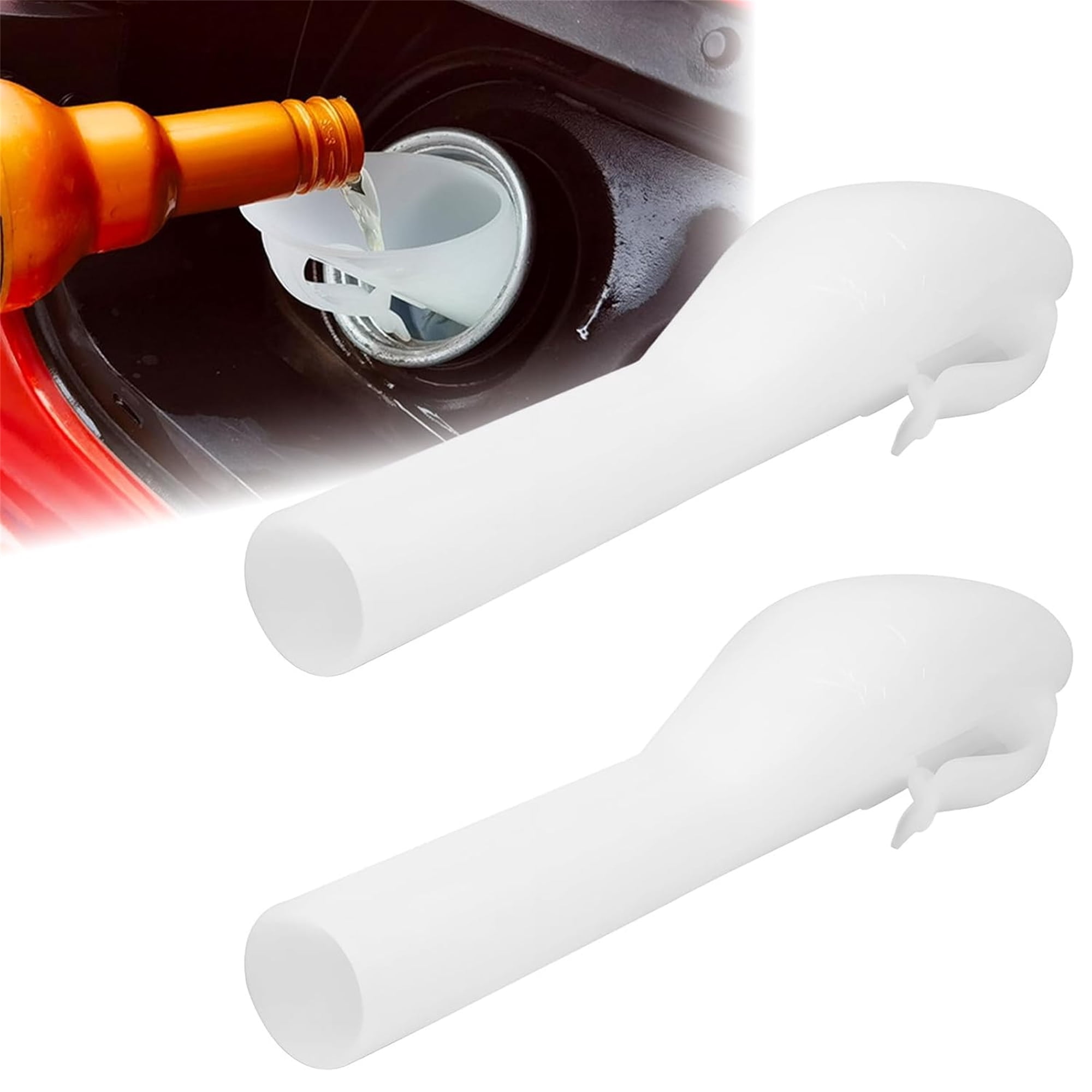 Set of 3 Fuel Filler Portable Spill Free Plastic Funnels for Automotive Use 1.57x0.79x6.69In Durable Filler Accessories for Indoor and Outdoor - Image 3