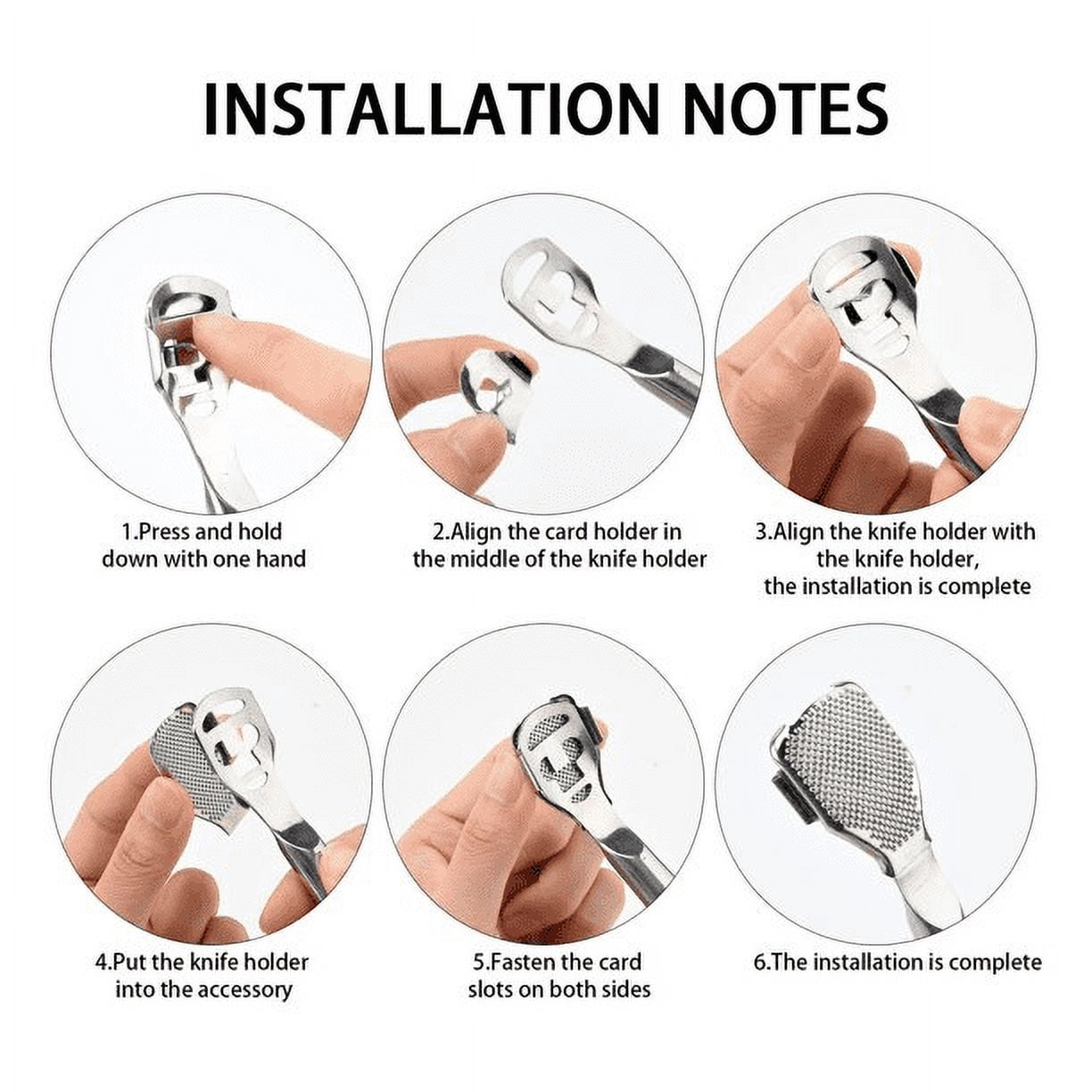 Tutuviw Foot Callus Shaver & Scraper Remover - Callous Removers for Feet Razor Tools with 10 Blades - Professional Pedicure Knife for Heel Hand Skin Care - Image 7