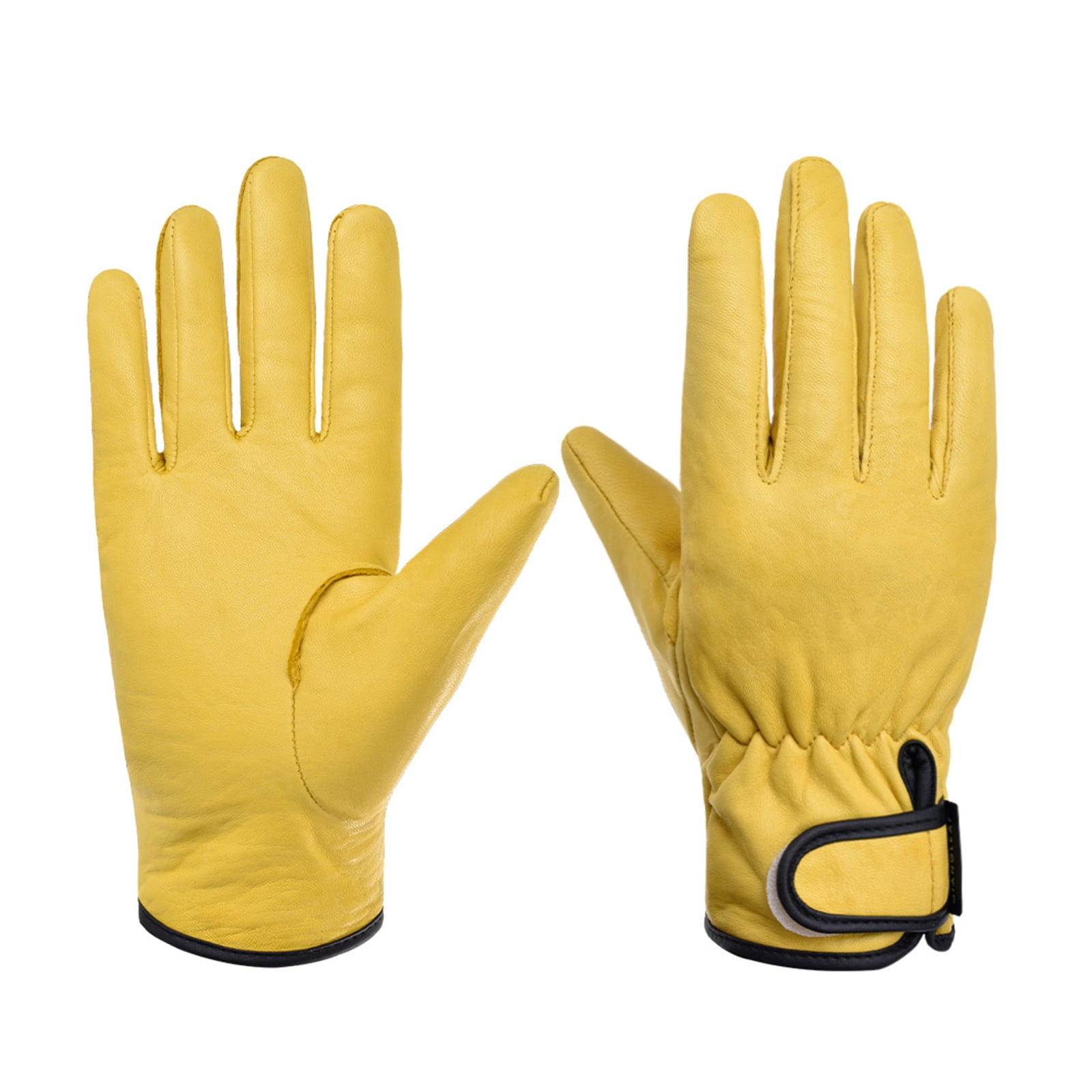 RABBITH Upgrade Leather Working Gloves Work Gardening Gloves Thorn Proof Garden Building Heavy Duty Utility Gripper Men Women M - Image 1