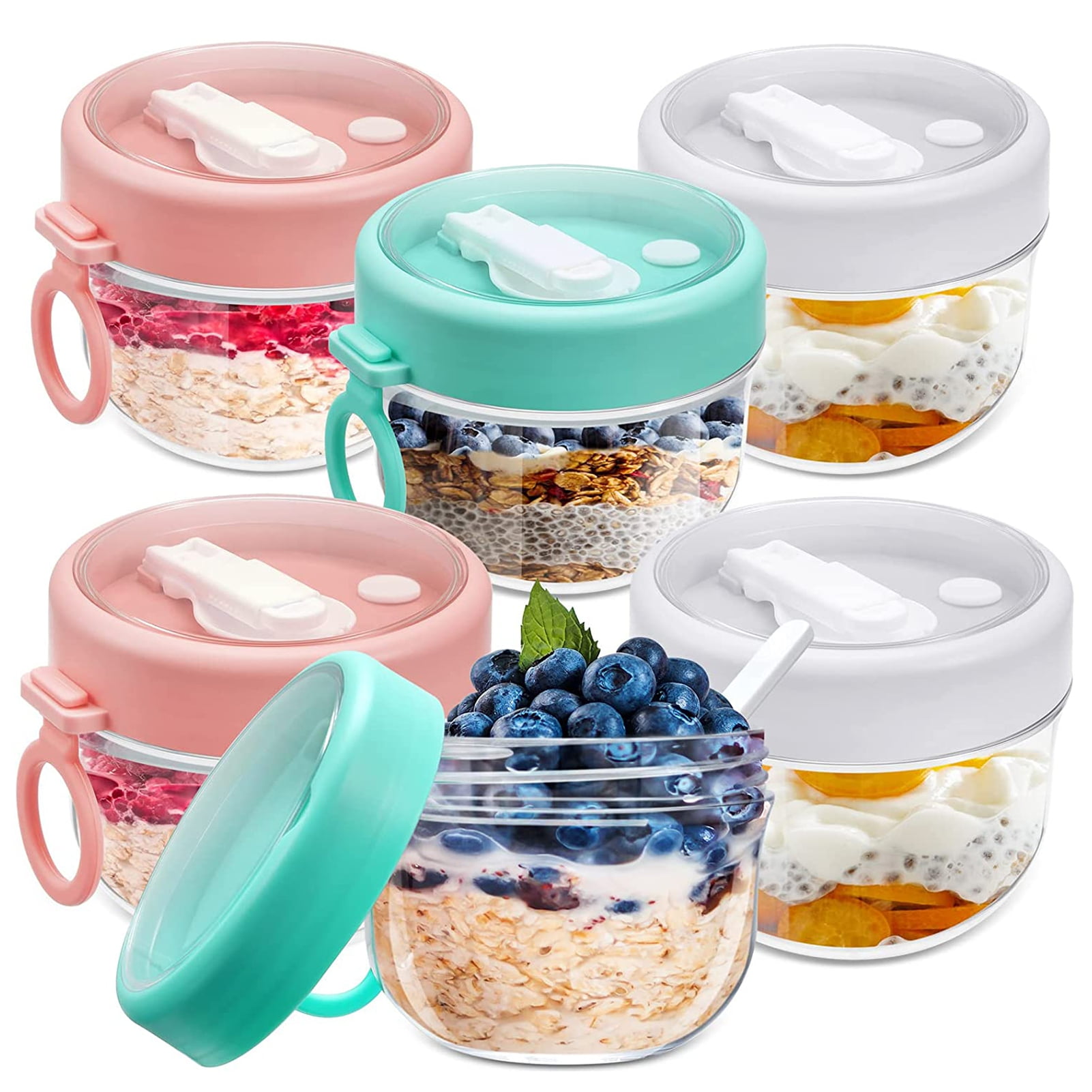 BOBASNDM Polycarbonate White PC Leakproof Yogurt Container White - Image 1