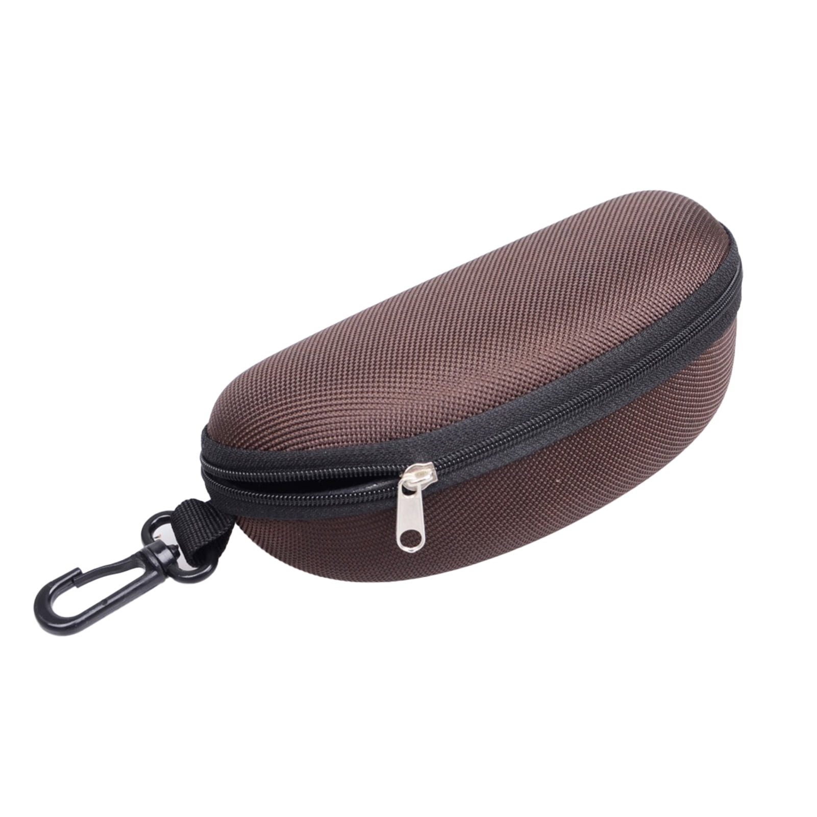 opvise Sunglasses Case Solid Large Space Waterproof Protective Glasses Case Travel Box for Adult Coffe - Image 1