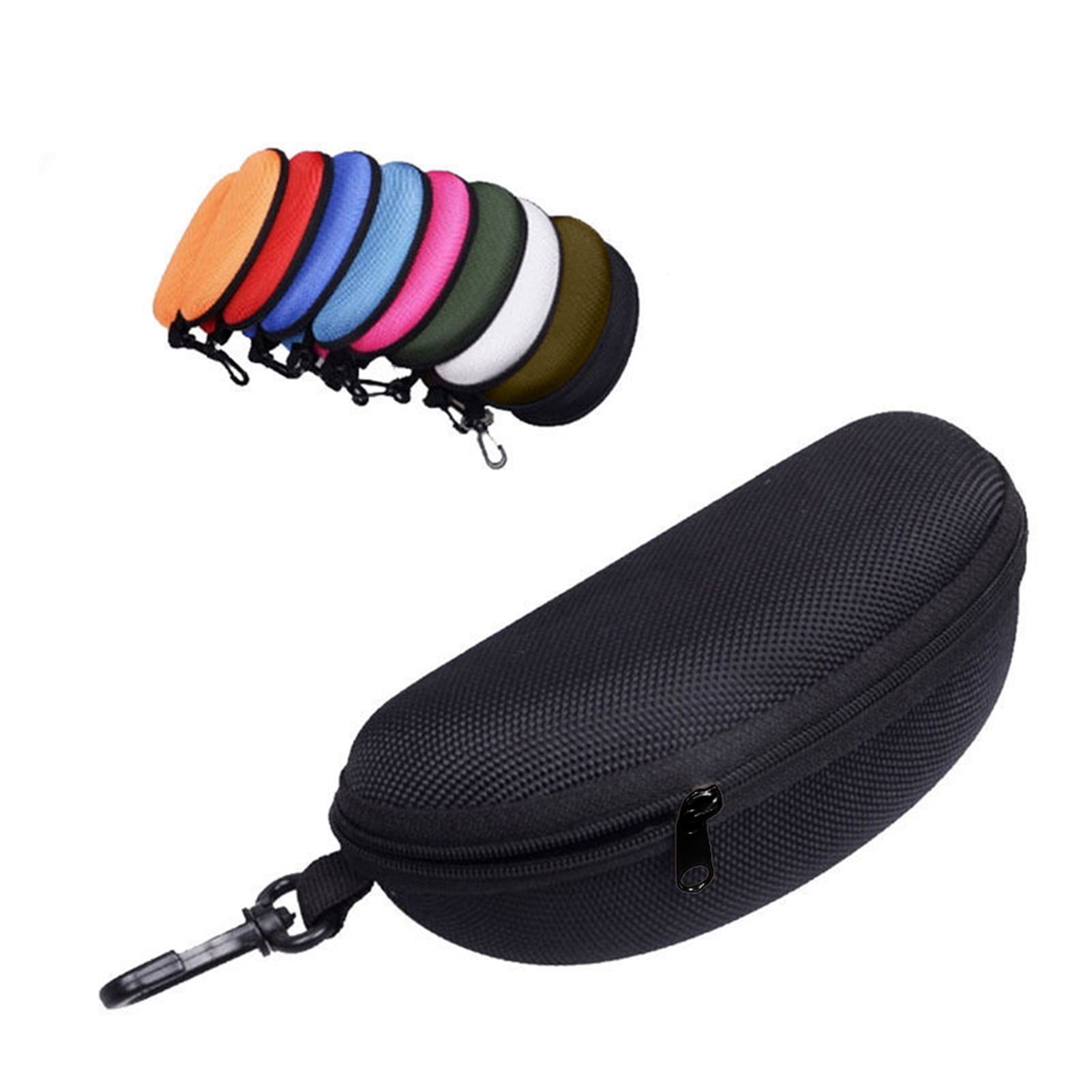 opvise Sunglasses Case Solid Large Space Waterproof Protective Glasses Case Travel Box for Adult Orange - Image 3