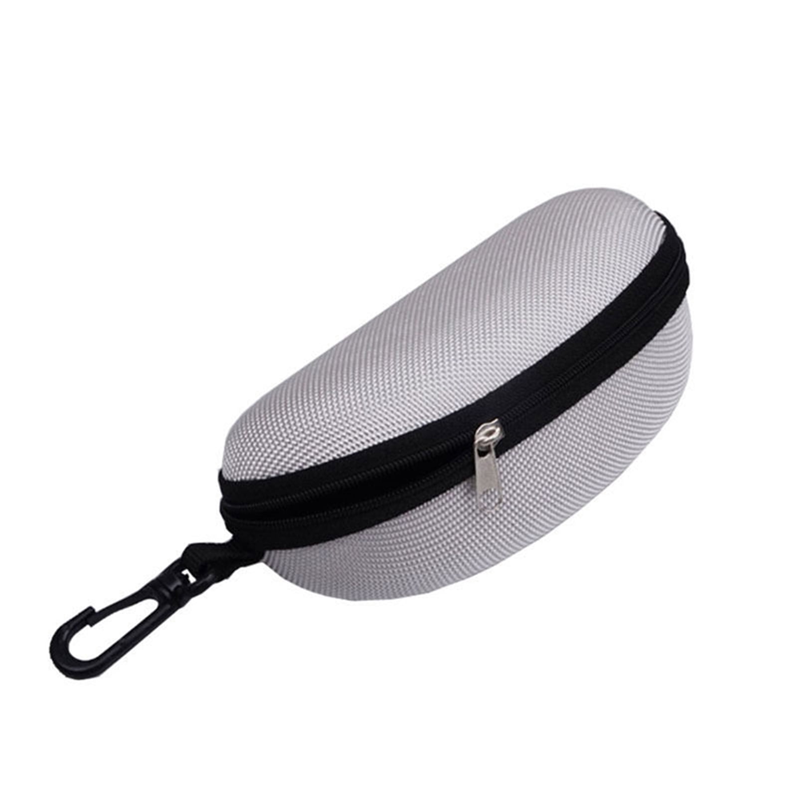 opvise Sunglasses Case Solid Large Space Waterproof Protective Glasses Case Travel Box for Adult Silver - Image 1