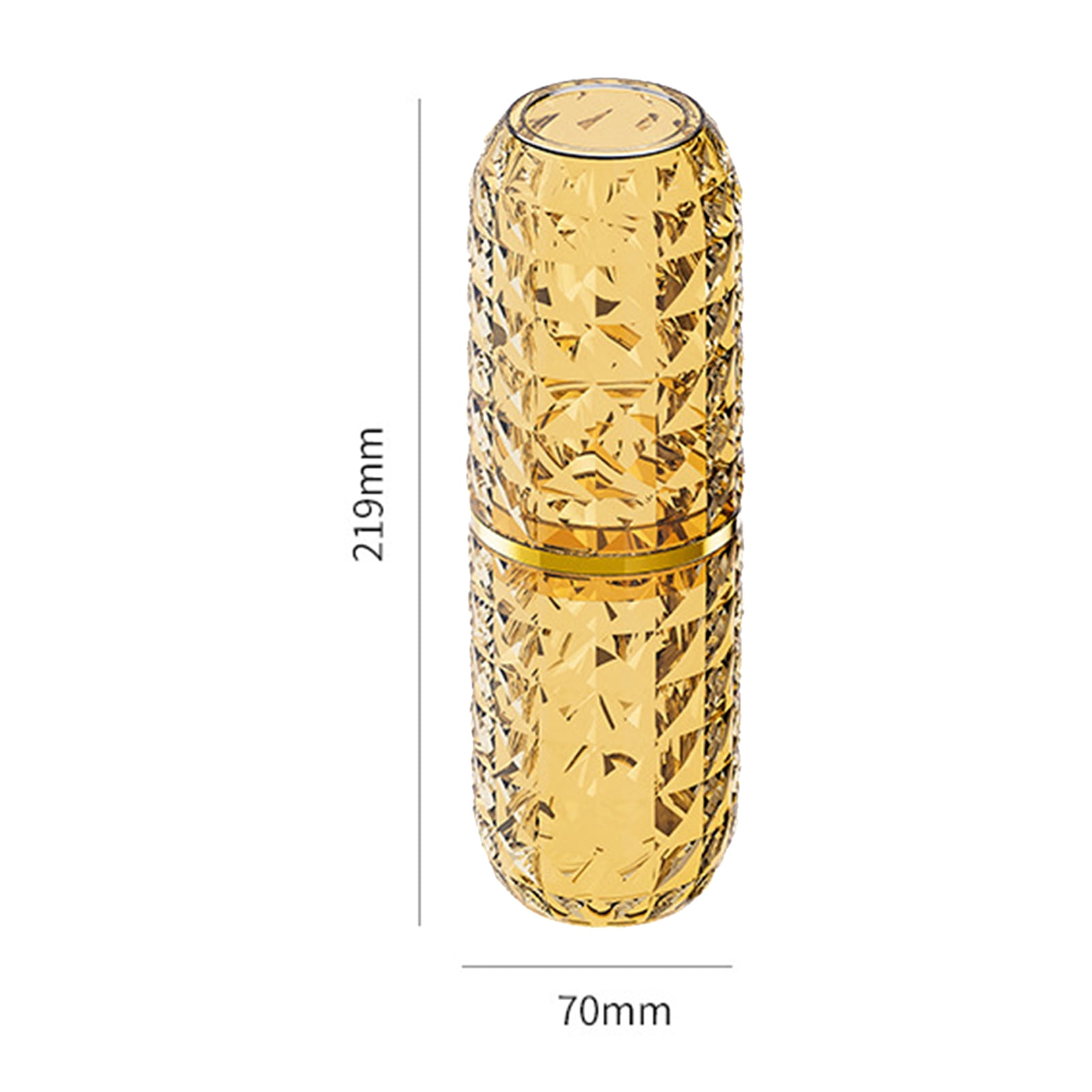 harmtty Toothbrush Box Large Capacity Light Luxury Portable Travel Toothbrush Toothpaste Holder Case for Bathroom,Clear Green - Image 7