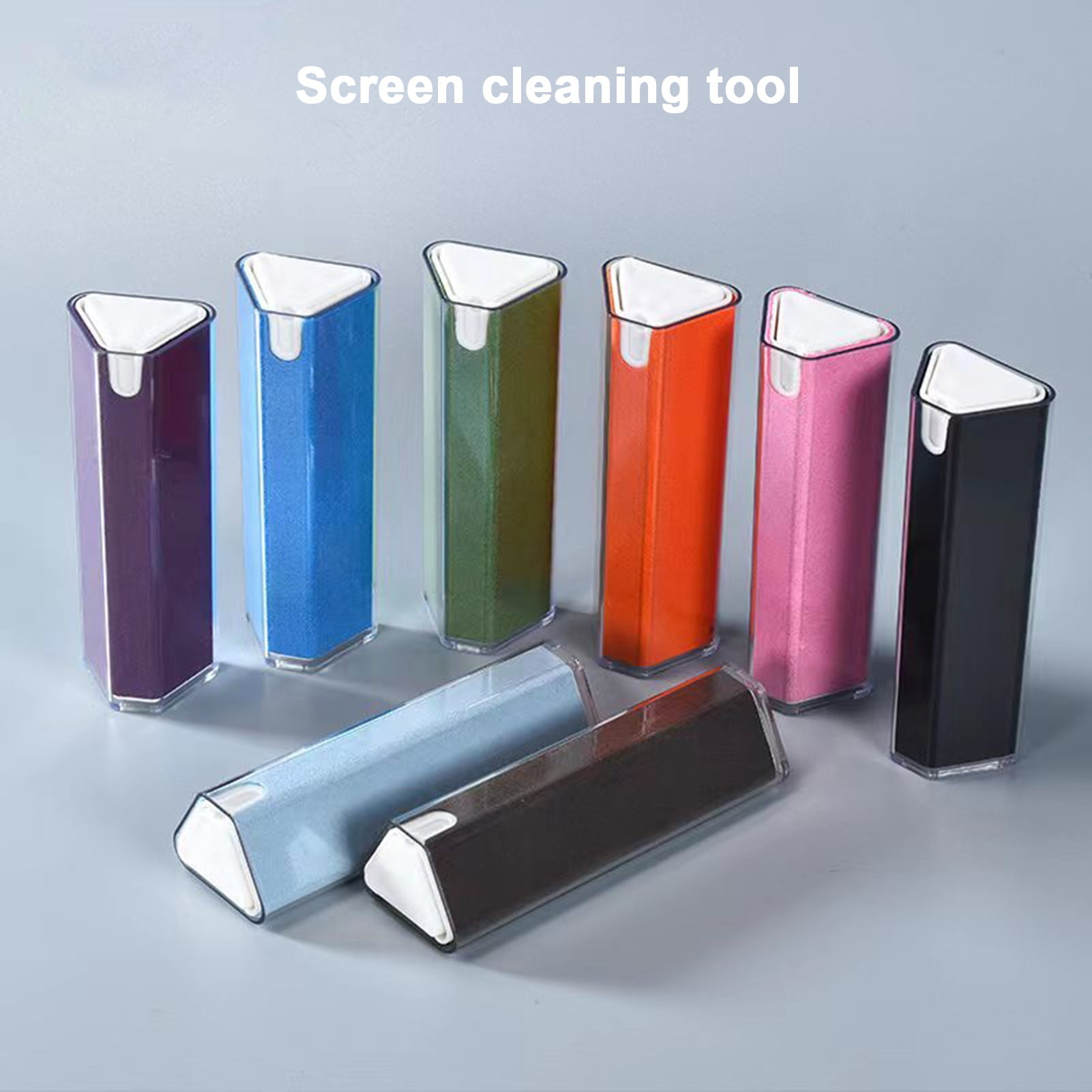 Screen Cleaner Spray Wipe, 3-in-1 Spray Microfiber Cloth, Car Screen Cleaner, Portable Refillable Spray Bottle Tool for Phone/Computer/Laptop/Tablet/Monitor/Car Screen 18 mL Dark Purple - Image 8