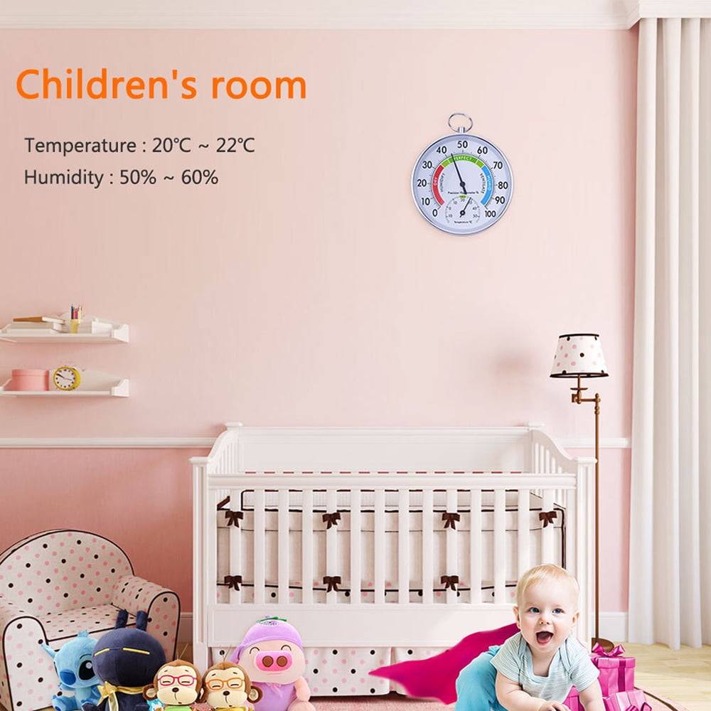 Thermometer and Hygrometer - Ideal Greenhouse Thermometer and Humidity Meter To Monitor Maximum and Minimum Temperatures and Humidity Easily Wall Mounted Multicolor bottom - Image 4