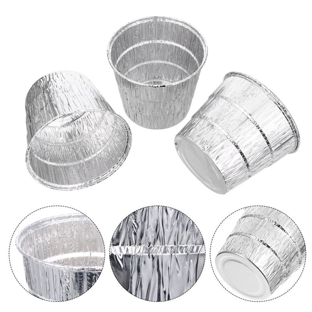 12 Pack Disposable Drip Grease Bucket Liners, Grill Drip Tray, Disposable Foil Liner for BBQ Drip Bucket - Image 5